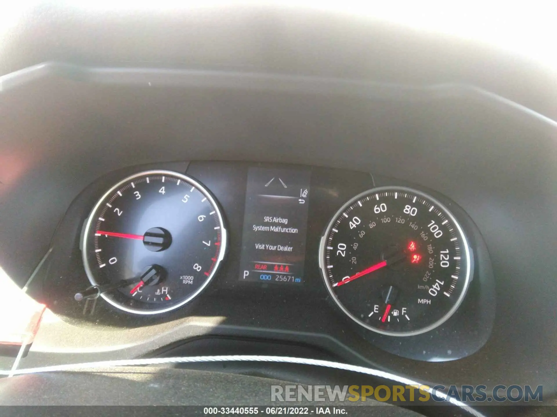 7 fotografías del automóvil dañado 2T3F1RFV1MW193842 TOYOTA RAV4 2021