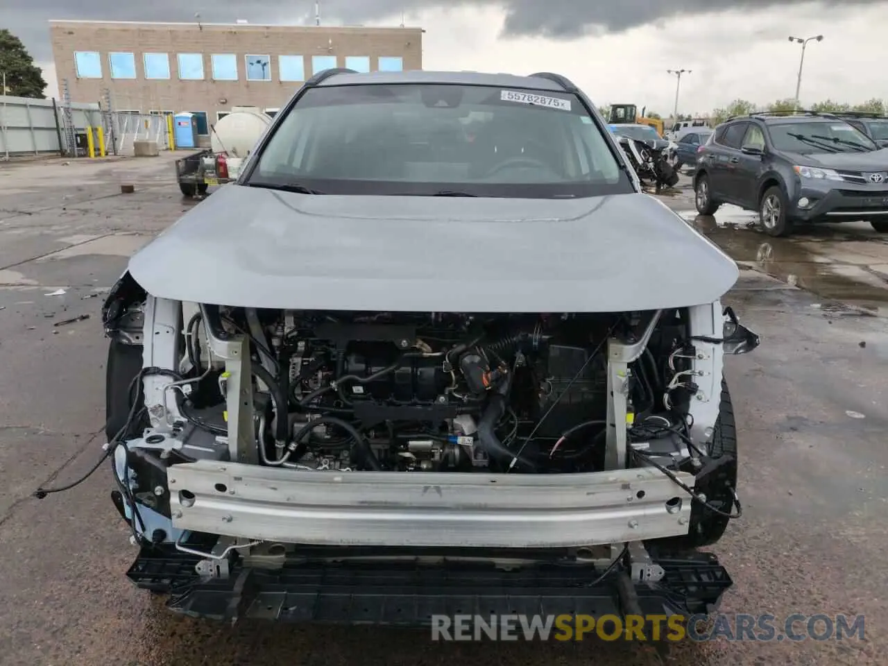 5 fotografías del automóvil dañado 2T3F1RFV1MW194988 TOYOTA RAV4 2021