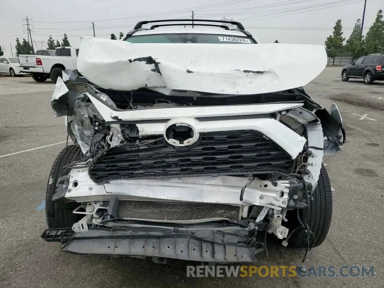5 fotografías del automóvil dañado 2T3F1RFV1MW199432 TOYOTA RAV4 2021