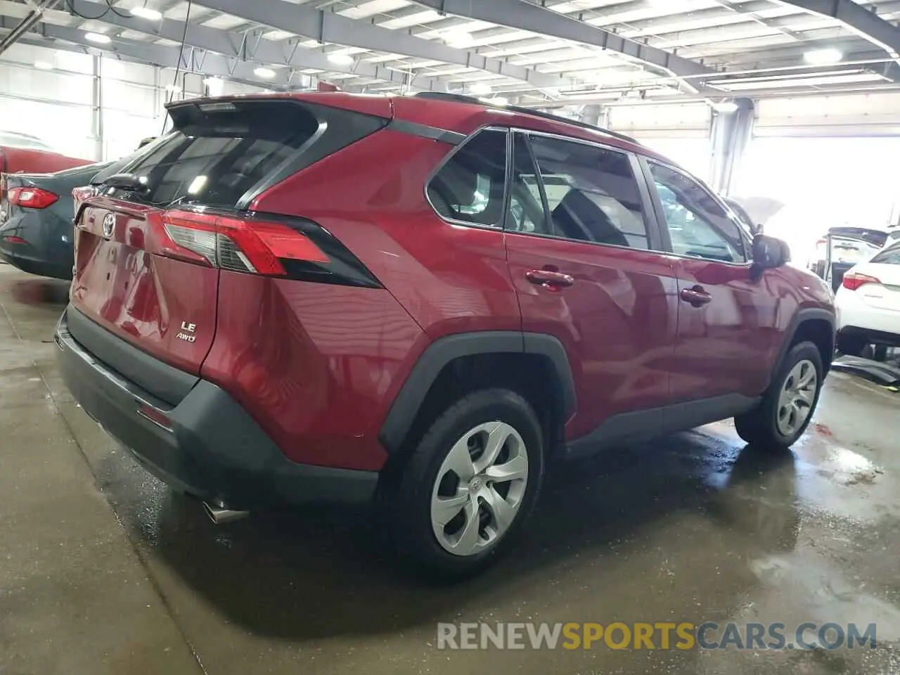 3 fotografías del automóvil dañado 2T3F1RFV1MW203723 TOYOTA RAV4 2021