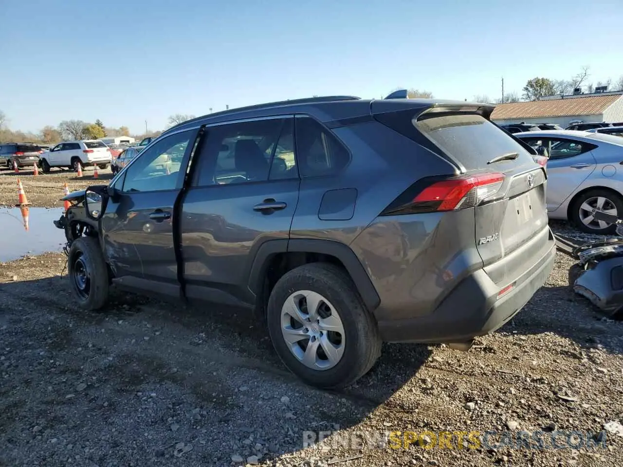 2 fotografías del automóvil dañado 2T3F1RFV1MW214575 TOYOTA RAV4 2021