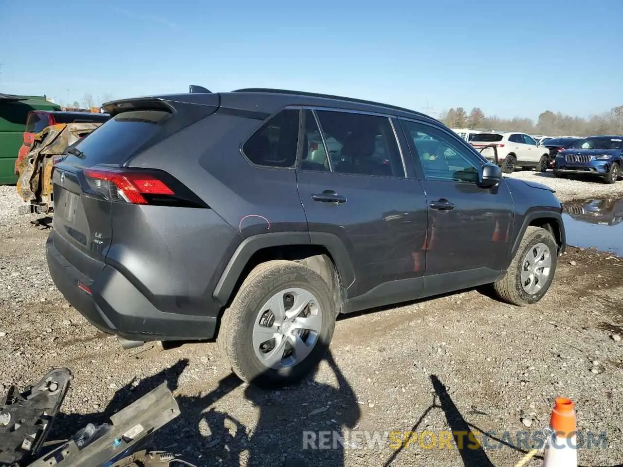 3 fotografías del automóvil dañado 2T3F1RFV1MW214575 TOYOTA RAV4 2021