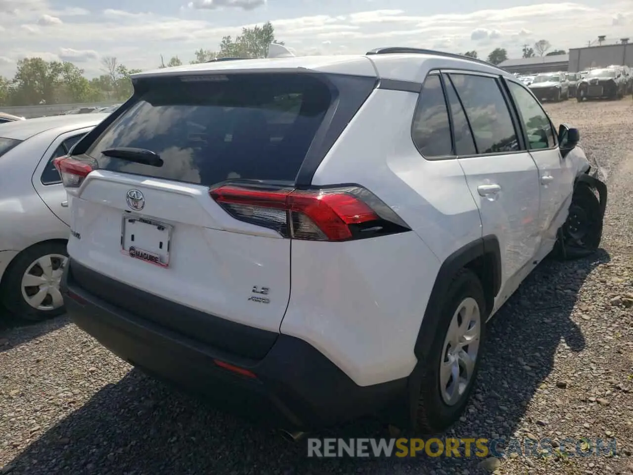 4 fotografías del automóvil dañado 2T3F1RFV2MC170409 TOYOTA RAV4 2021