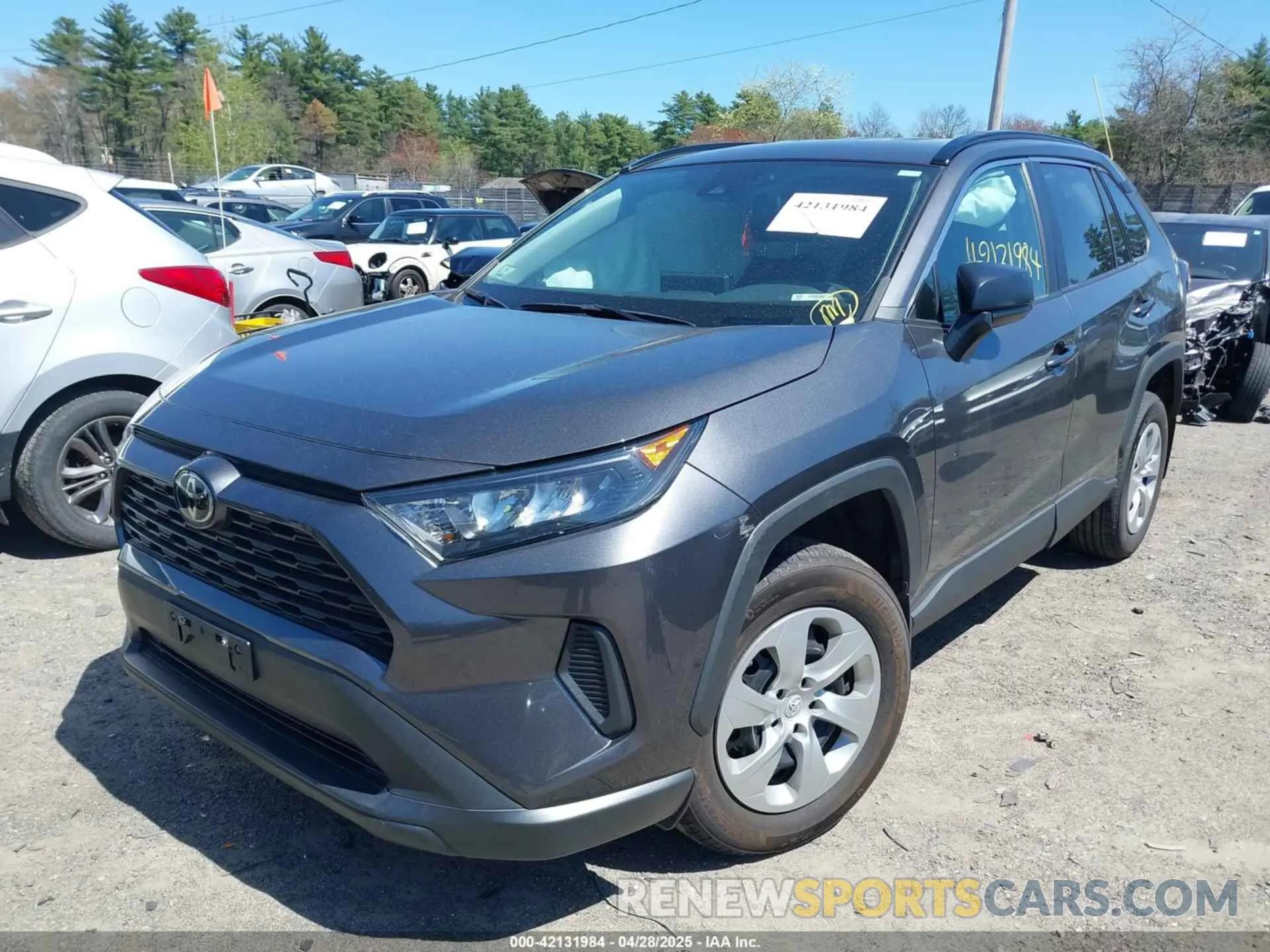 2 fotografías del automóvil dañado 2T3F1RFV2MC237378 TOYOTA RAV4 2021