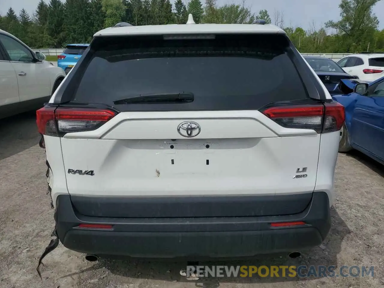 6 fotografías del automóvil dañado 2T3F1RFV2MC245769 TOYOTA RAV4 2021