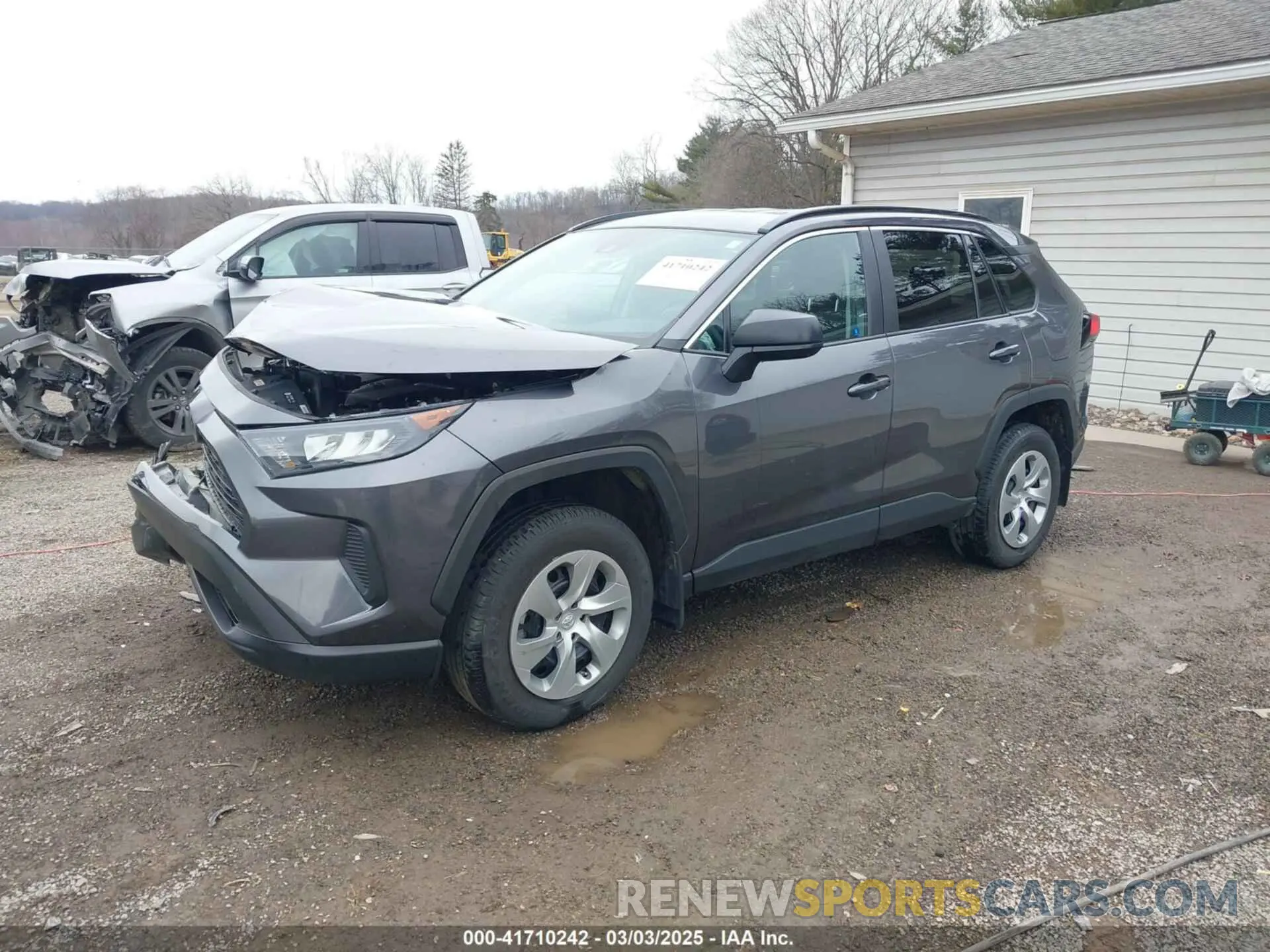 2 fotografías del automóvil dañado 2T3F1RFV2MC245870 TOYOTA RAV4 2021