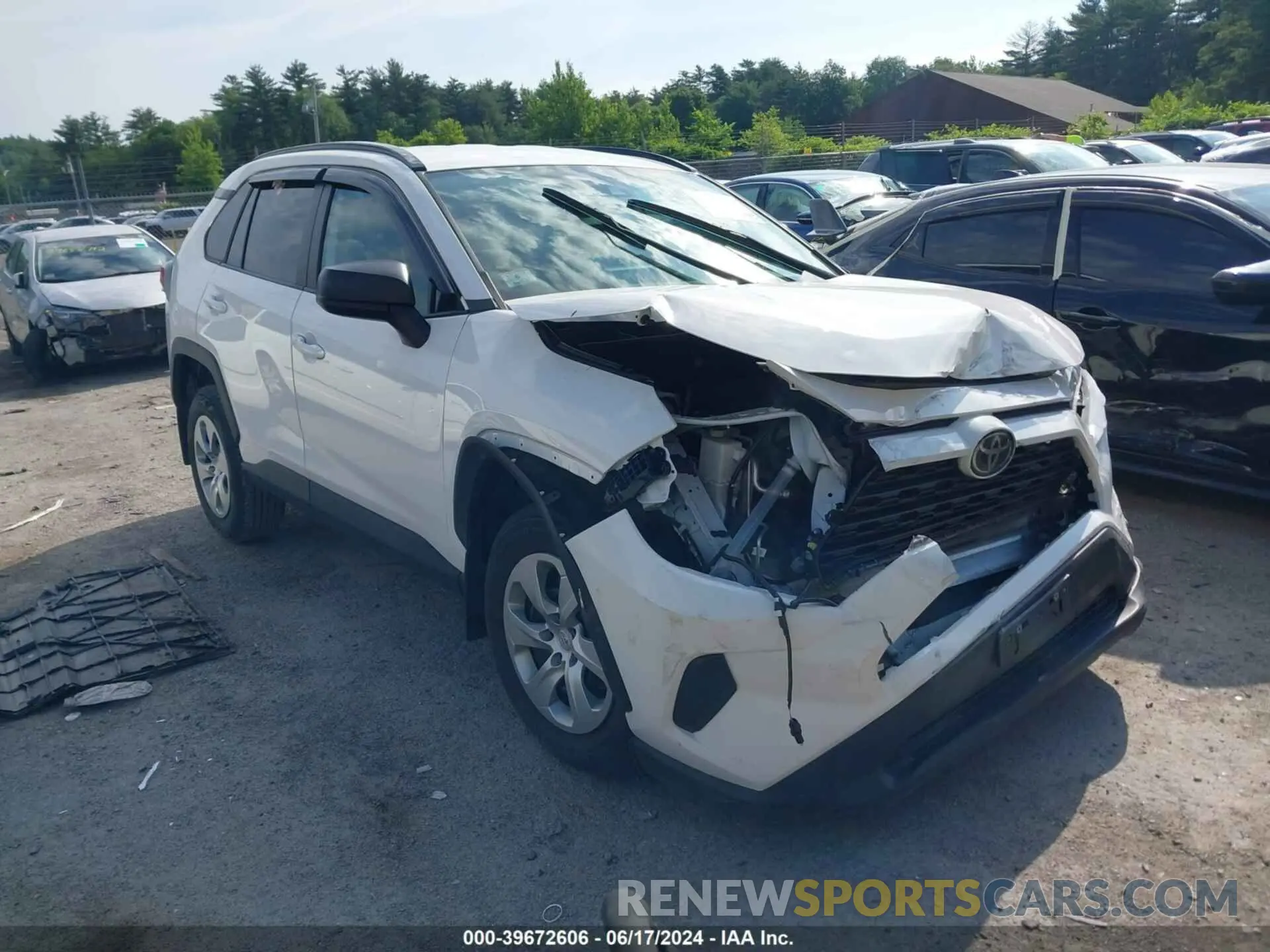 1 fotografías del automóvil dañado 2T3F1RFV2MW199634 TOYOTA RAV4 2021