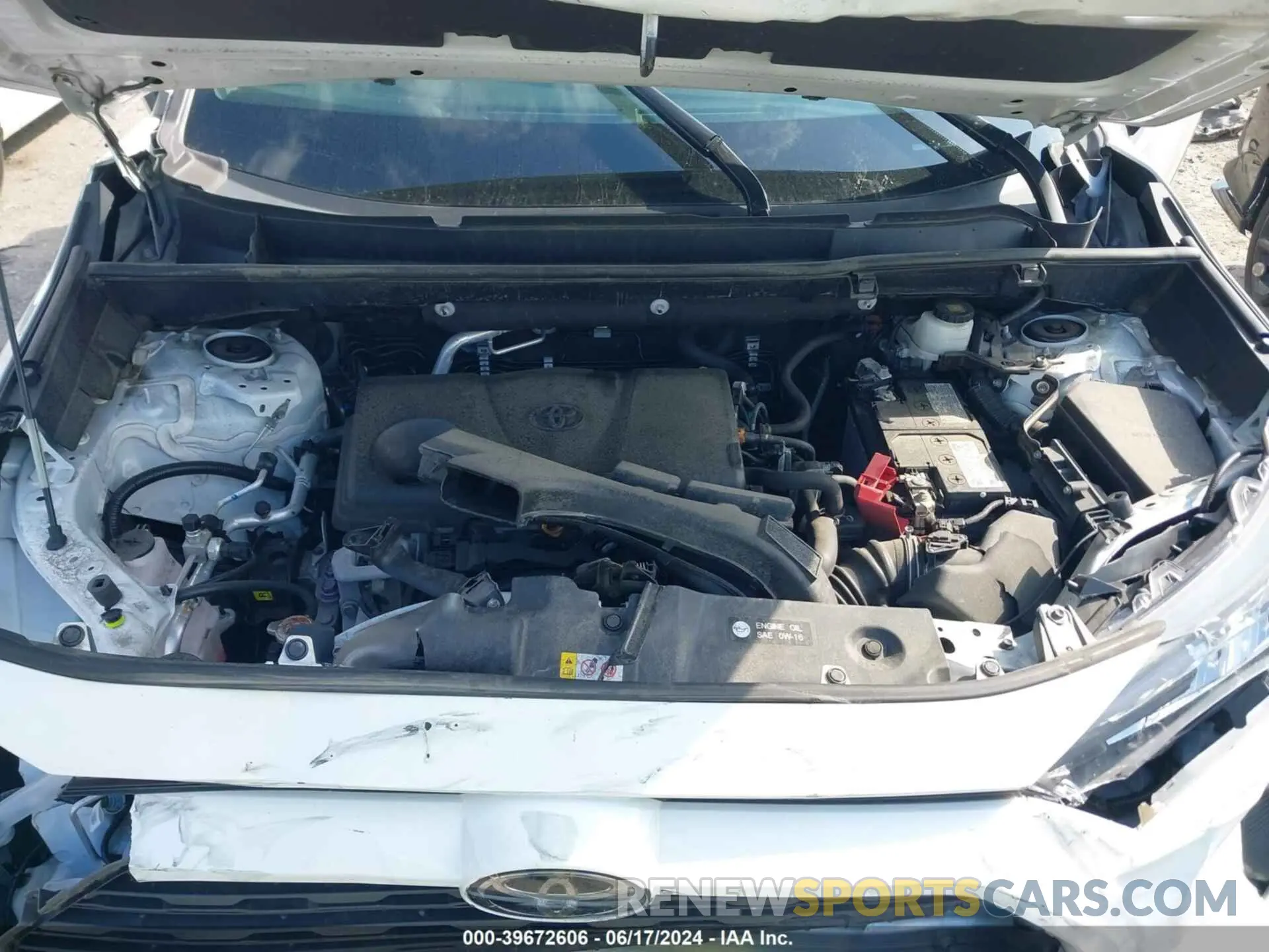 10 fotografías del automóvil dañado 2T3F1RFV2MW199634 TOYOTA RAV4 2021