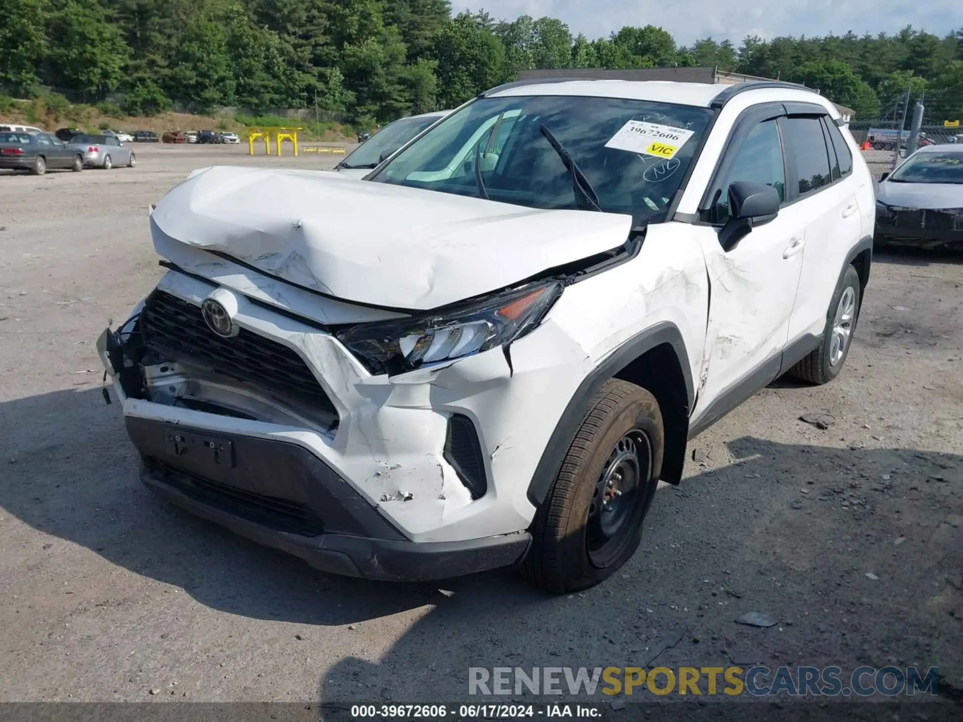 2 fotografías del automóvil dañado 2T3F1RFV2MW199634 TOYOTA RAV4 2021