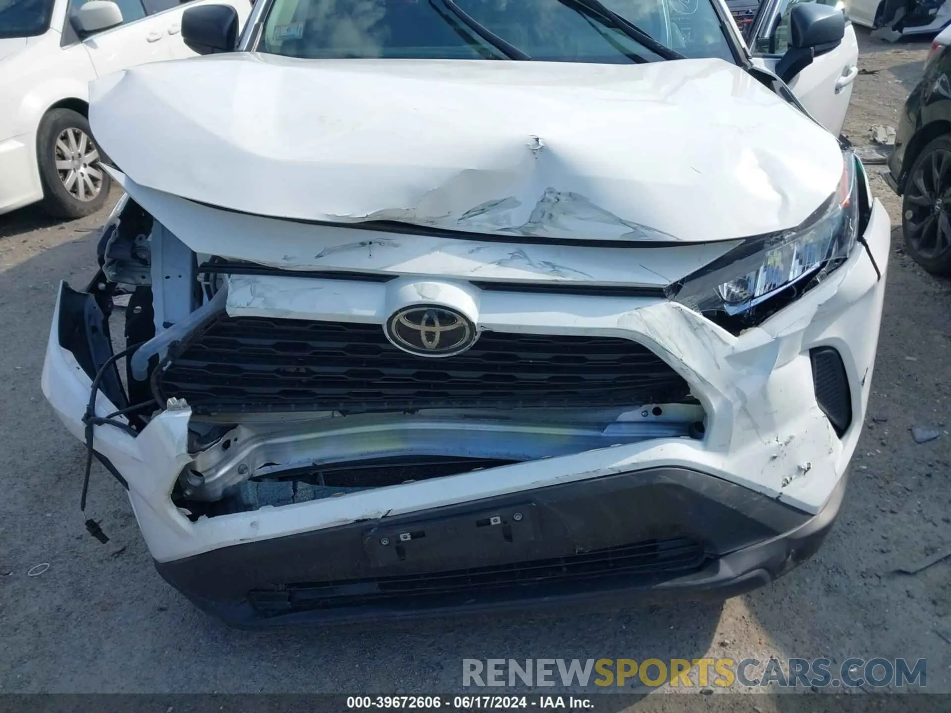 6 fotografías del automóvil dañado 2T3F1RFV2MW199634 TOYOTA RAV4 2021