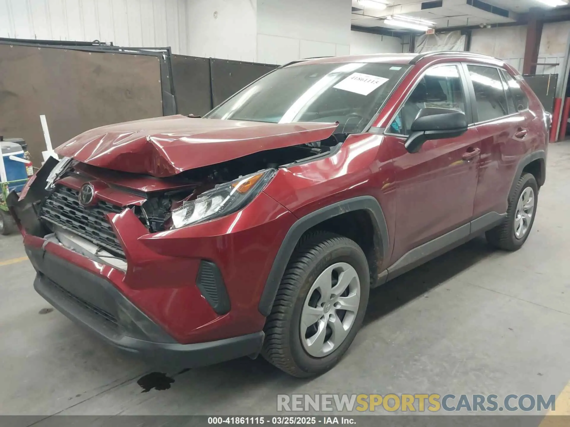 2 fotografías del automóvil dañado 2T3F1RFV2MW218151 TOYOTA RAV4 2021