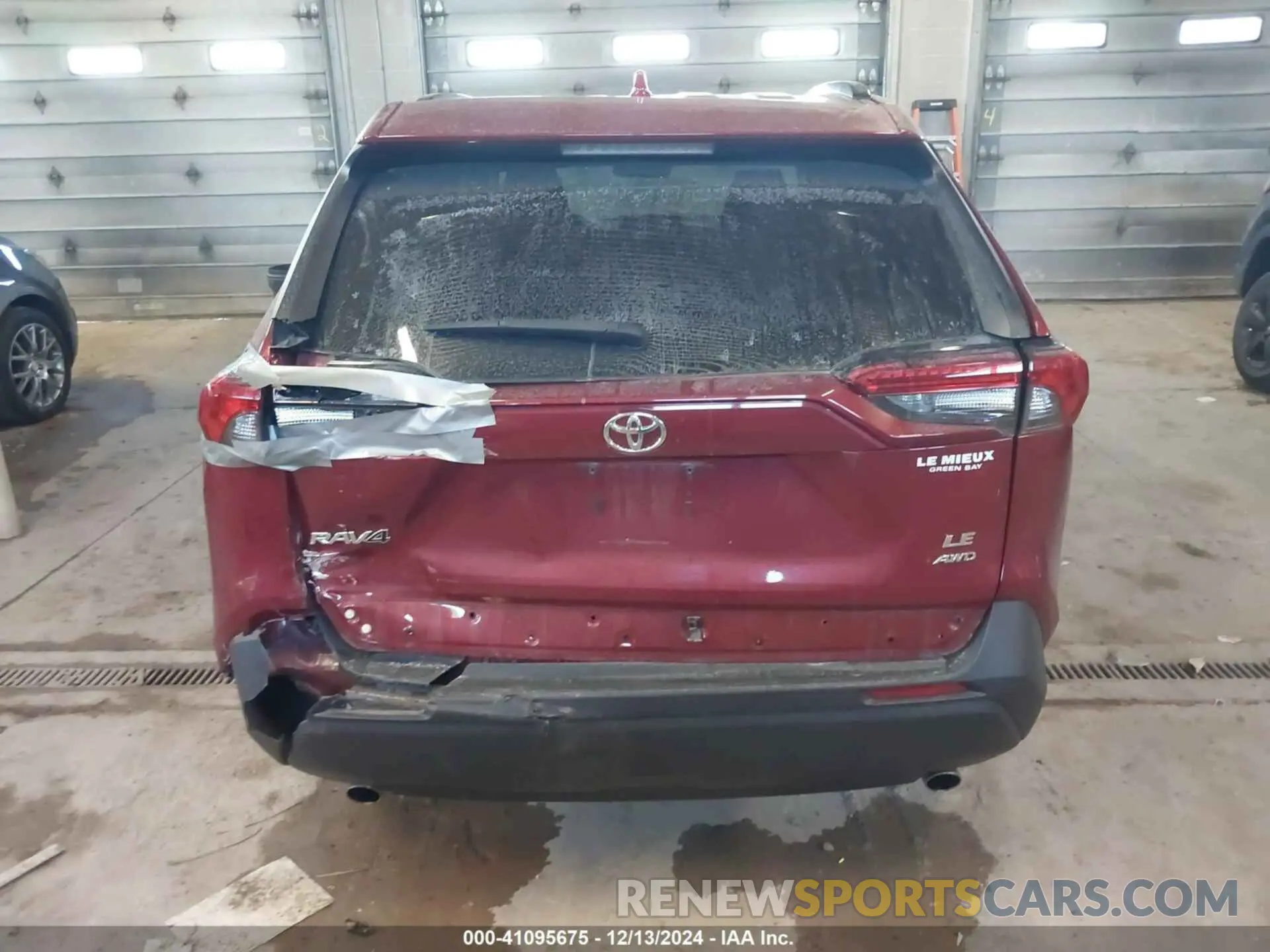 6 fotografías del automóvil dañado 2T3F1RFV4MC150131 TOYOTA RAV4 2021
