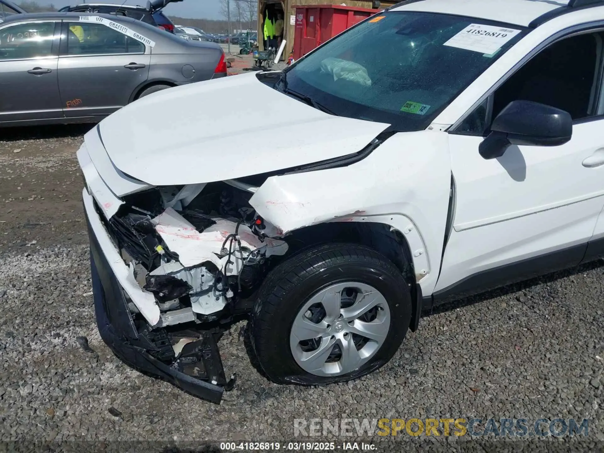 6 fotografías del automóvil dañado 2T3F1RFV4MC216967 TOYOTA RAV4 2021