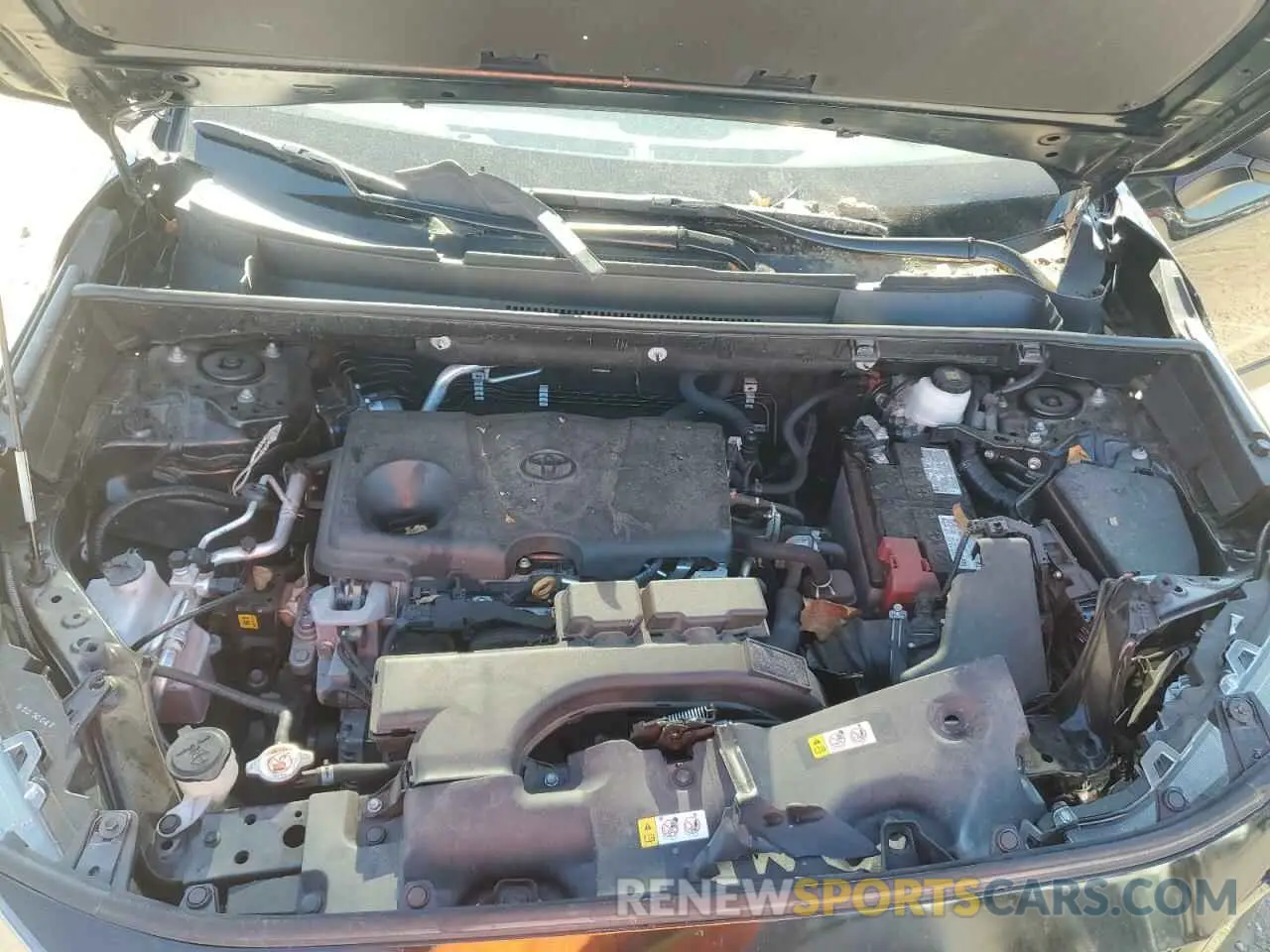 12 fotografías del automóvil dañado 2T3F1RFV4MC222736 TOYOTA RAV4 2021