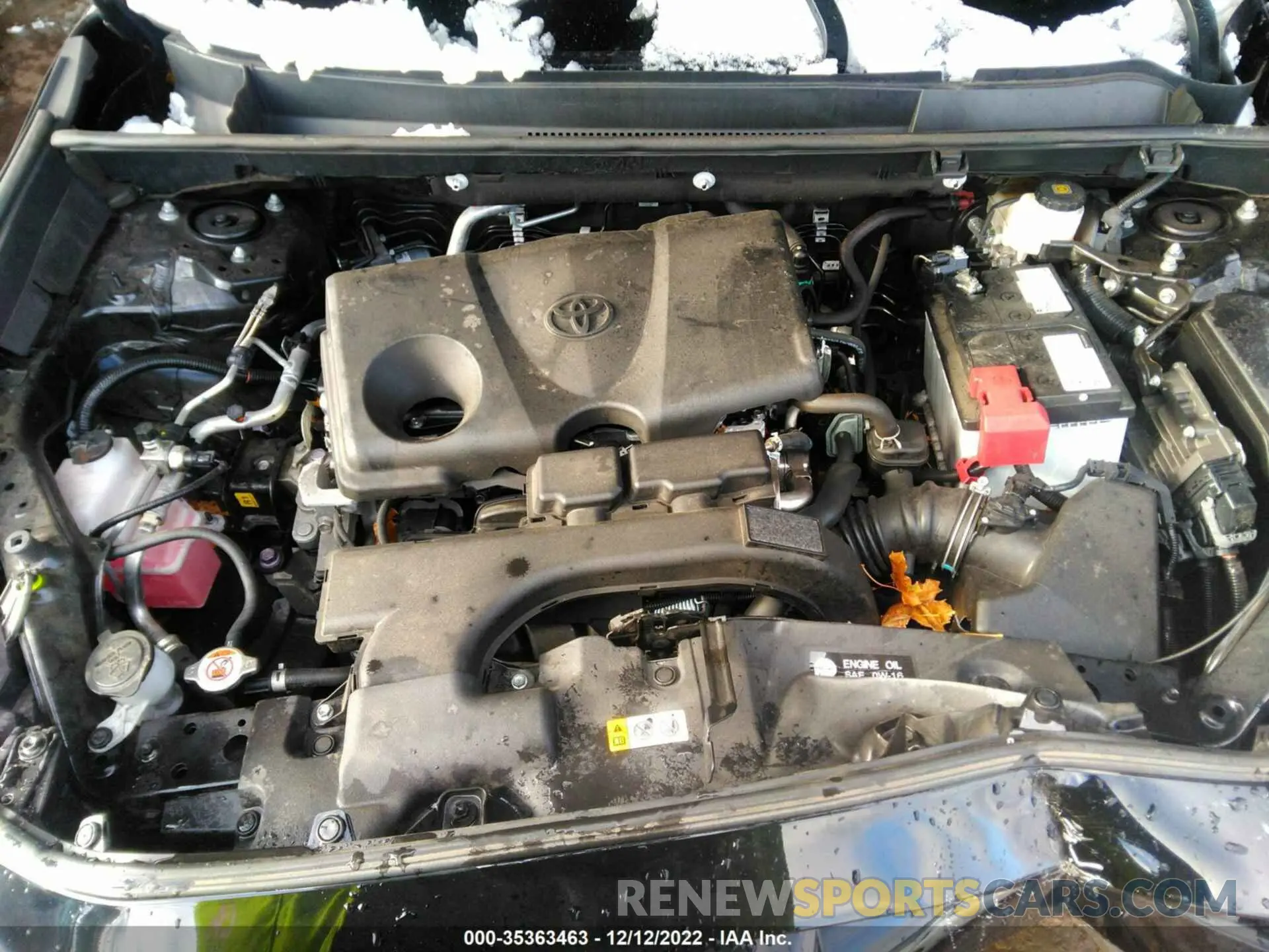 10 fotografías del automóvil dañado 2T3F1RFV4MC247829 TOYOTA RAV4 2021
