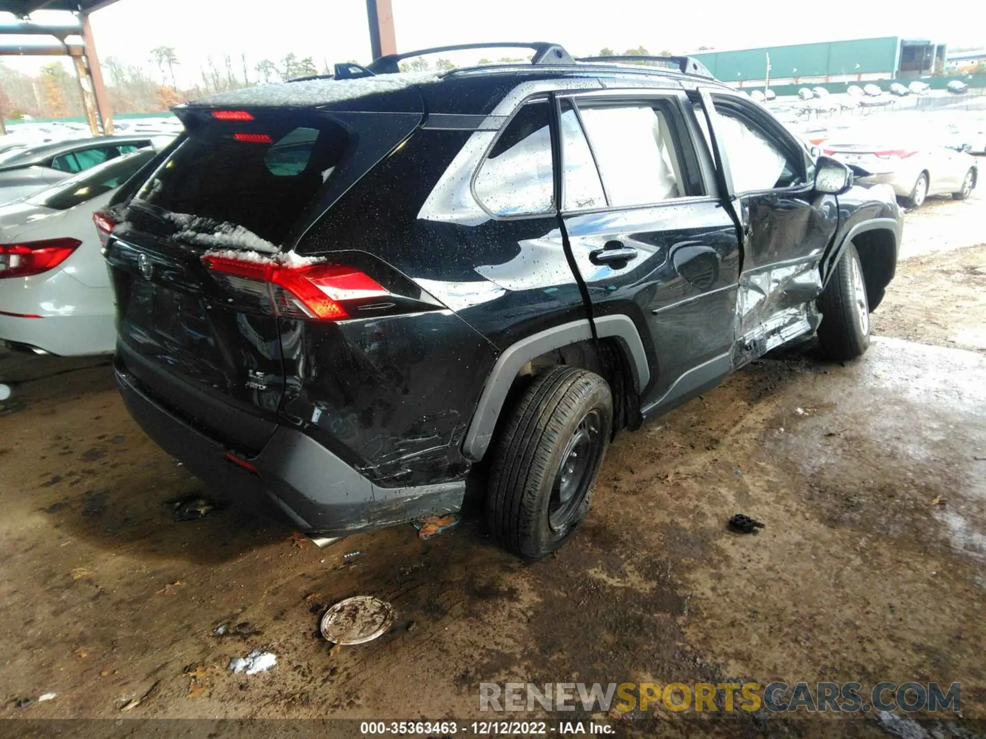 4 fotografías del automóvil dañado 2T3F1RFV4MC247829 TOYOTA RAV4 2021