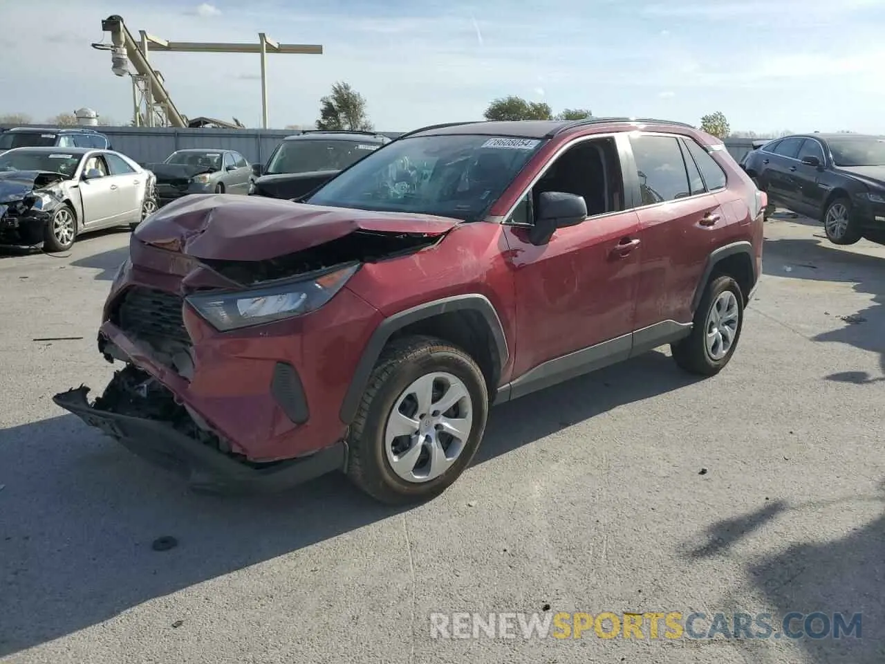 1 fotografías del automóvil dañado 2T3F1RFV4MW192927 TOYOTA RAV4 2021