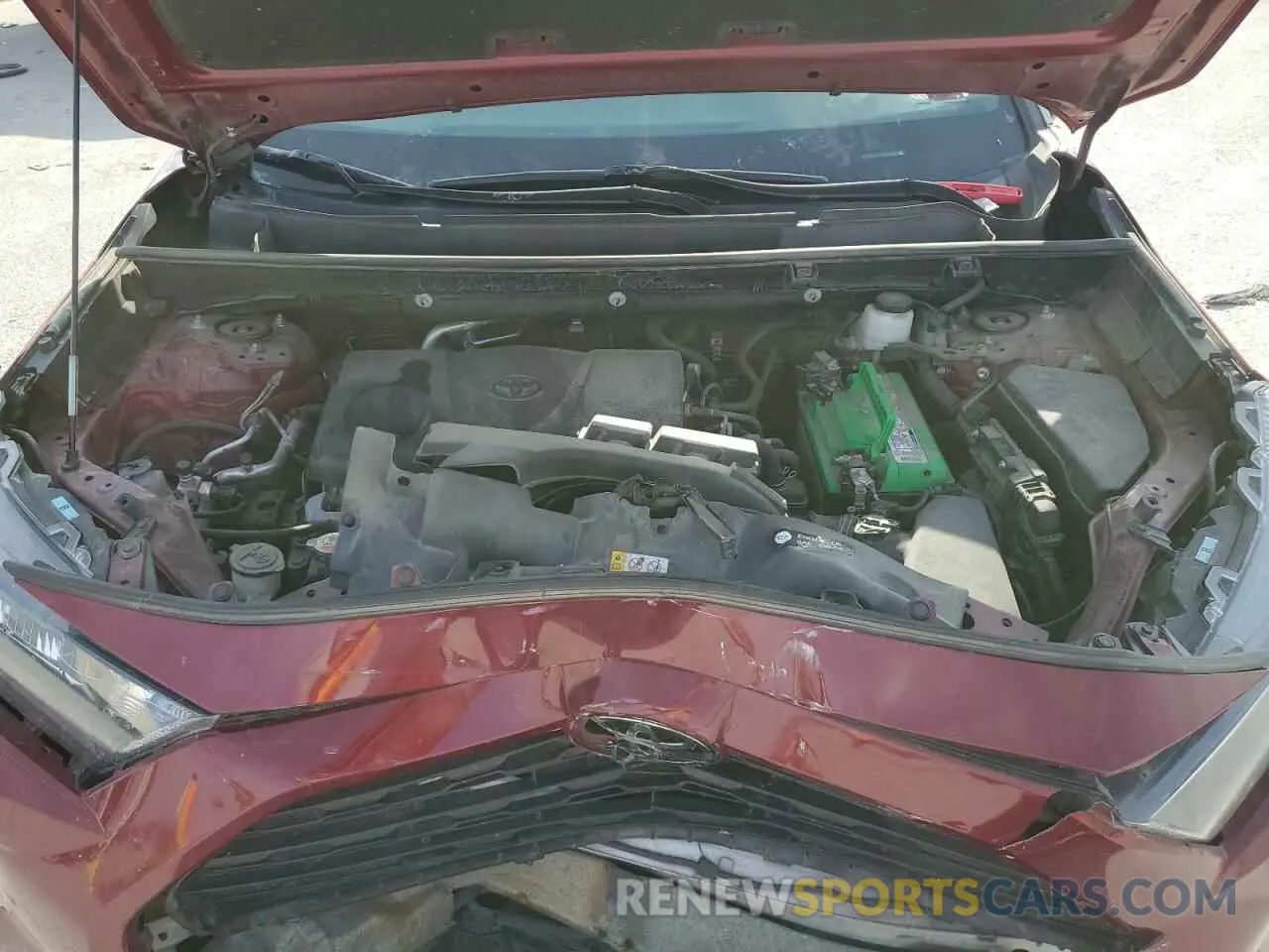 12 fotografías del automóvil dañado 2T3F1RFV4MW192927 TOYOTA RAV4 2021