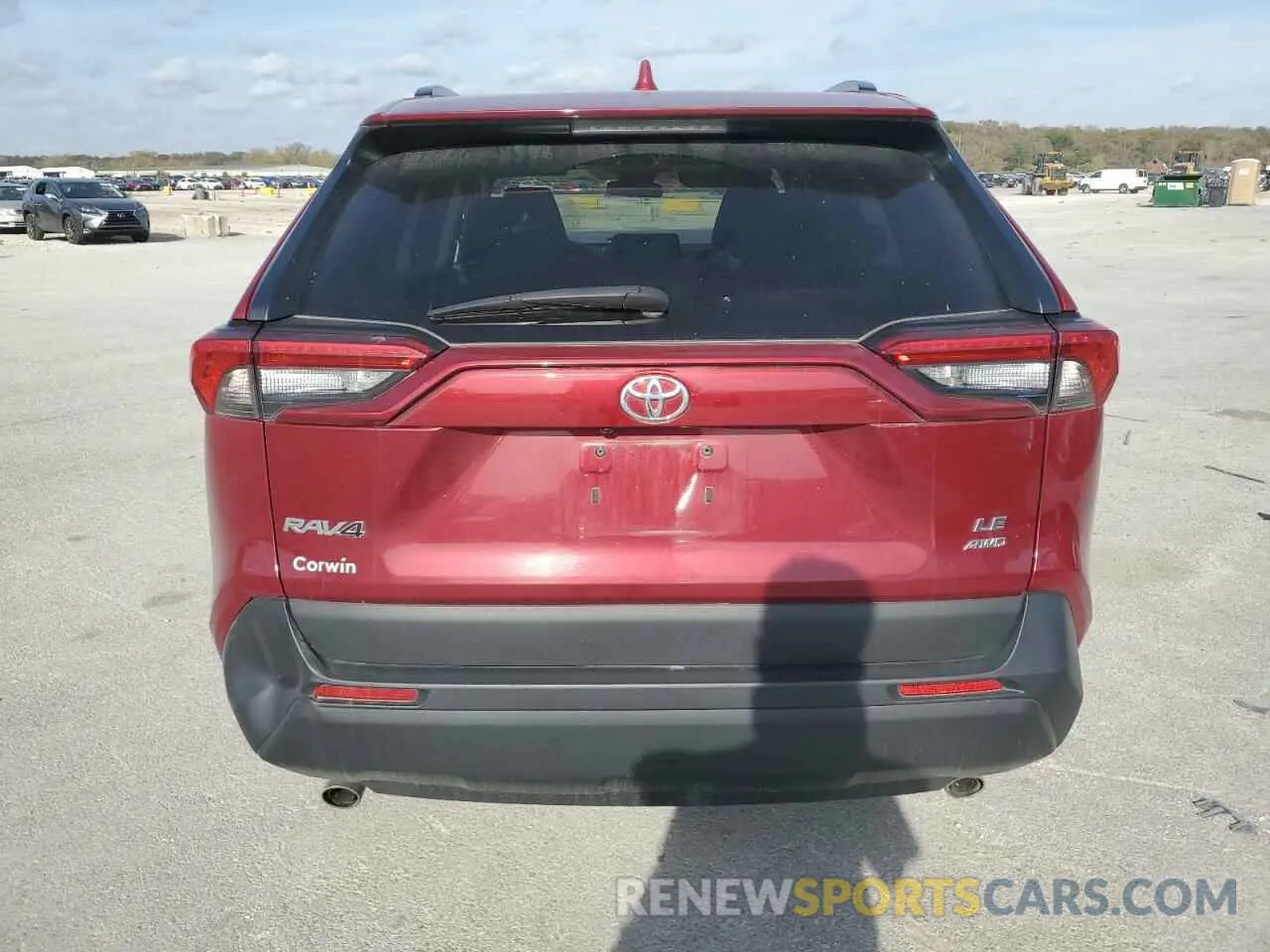 6 fotografías del automóvil dañado 2T3F1RFV4MW192927 TOYOTA RAV4 2021