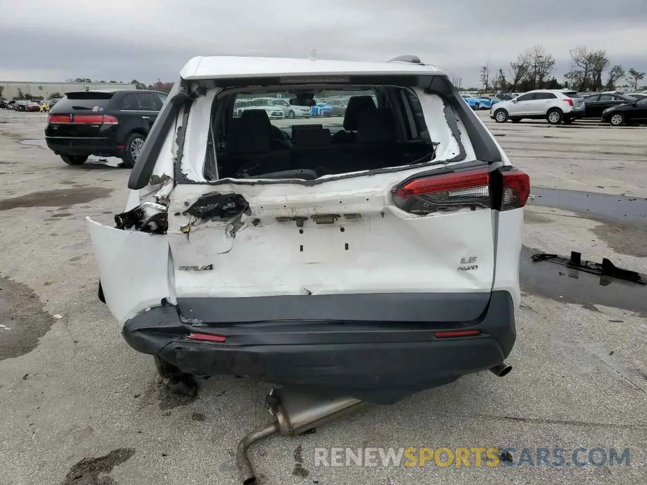 6 fotografías del automóvil dañado 2T3F1RFV4MW204039 TOYOTA RAV4 2021