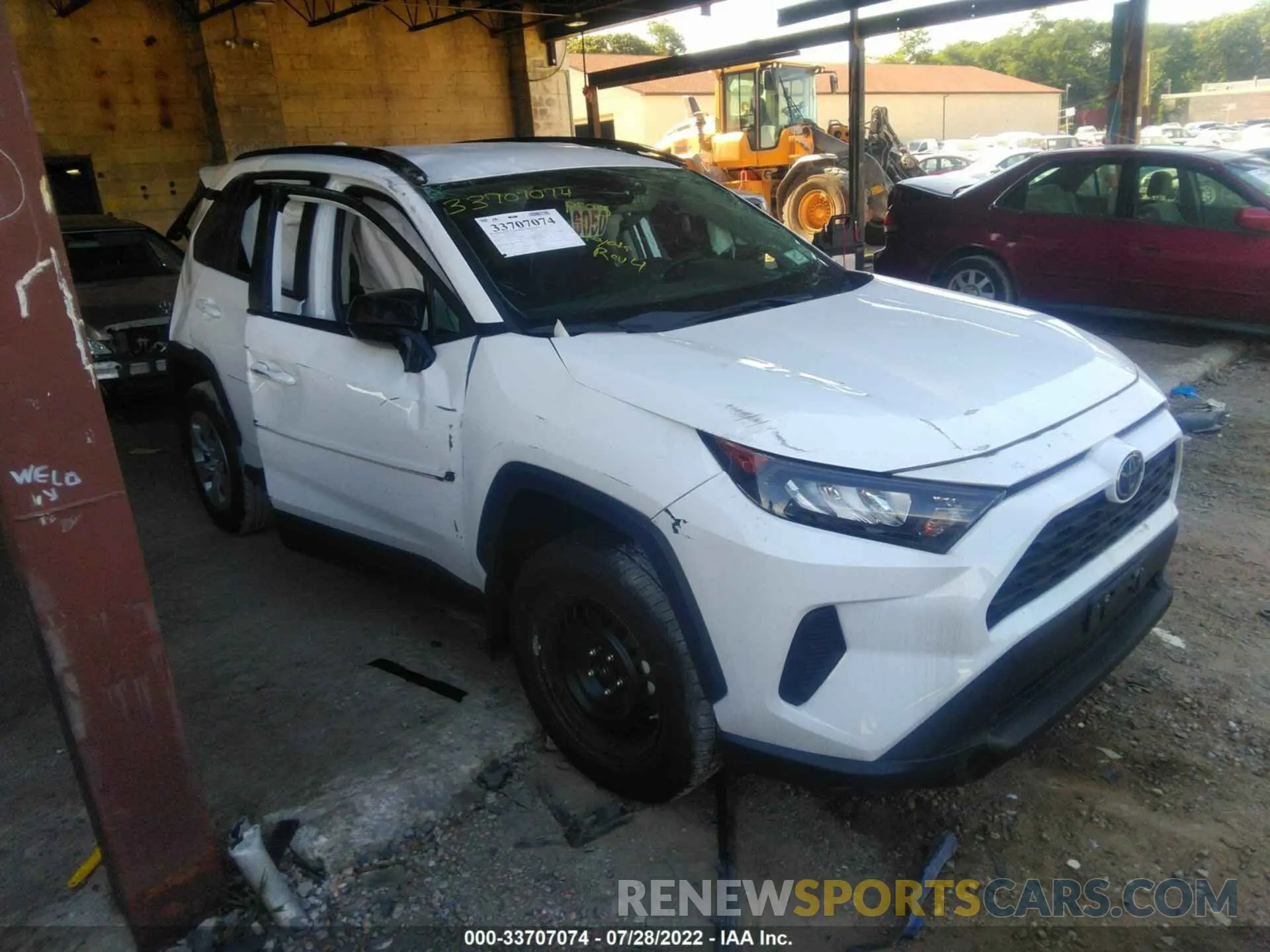 1 fotografías del automóvil dañado 2T3F1RFV4MW226171 TOYOTA RAV4 2021