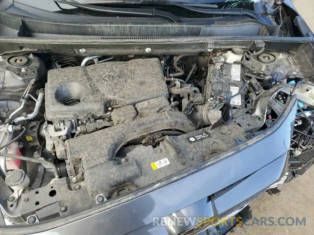 12 fotografías del automóvil dañado 2T3F1RFV5MC155807 TOYOTA RAV4 2021