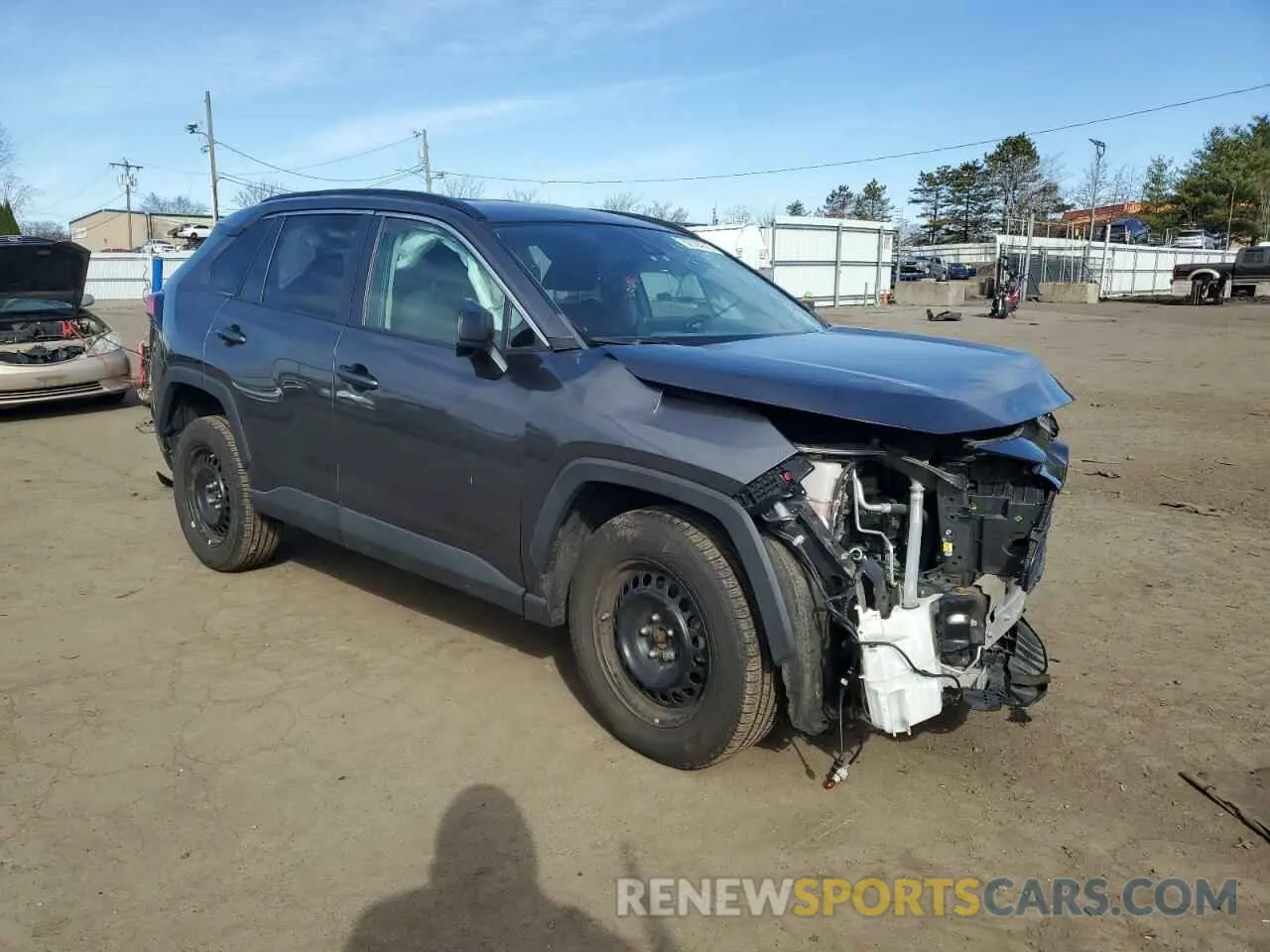4 fotografías del automóvil dañado 2T3F1RFV5MC155807 TOYOTA RAV4 2021
