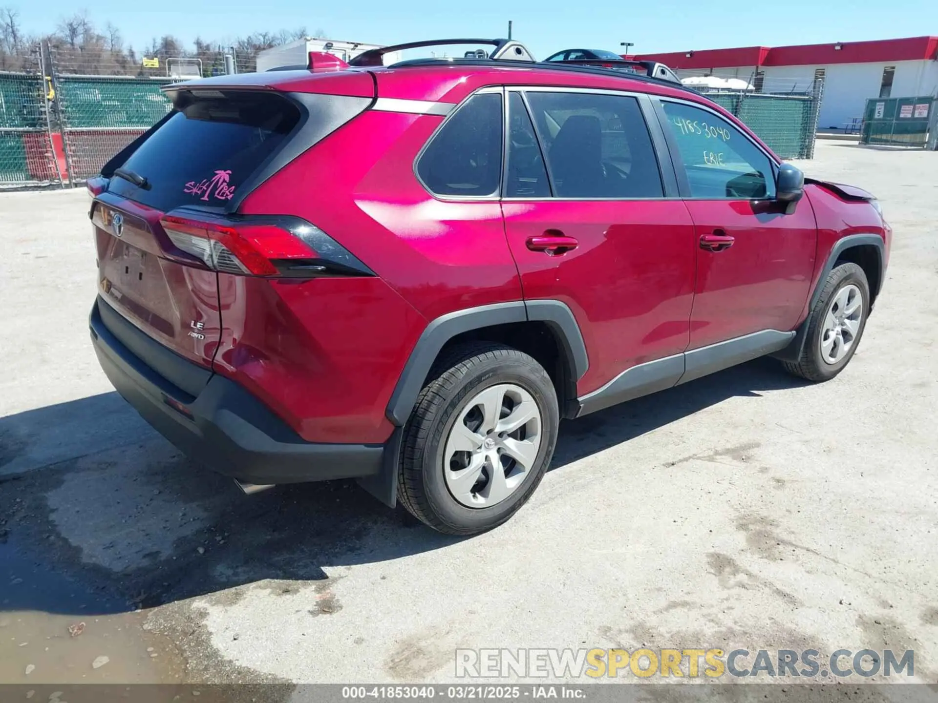 4 fotografías del automóvil dañado 2T3F1RFV6MW153188 TOYOTA RAV4 2021
