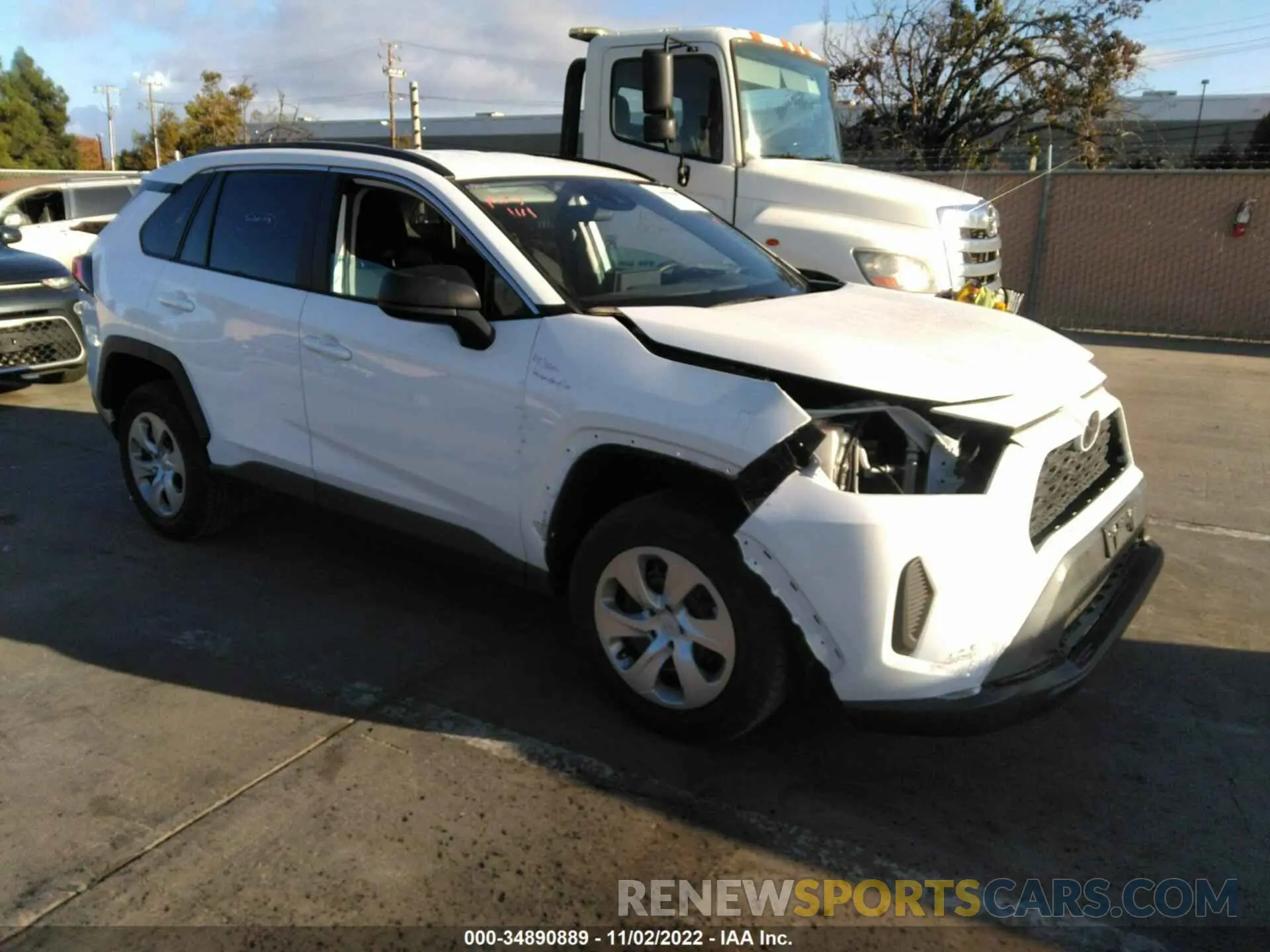 1 fotografías del automóvil dañado 2T3F1RFV6MW195182 TOYOTA RAV4 2021