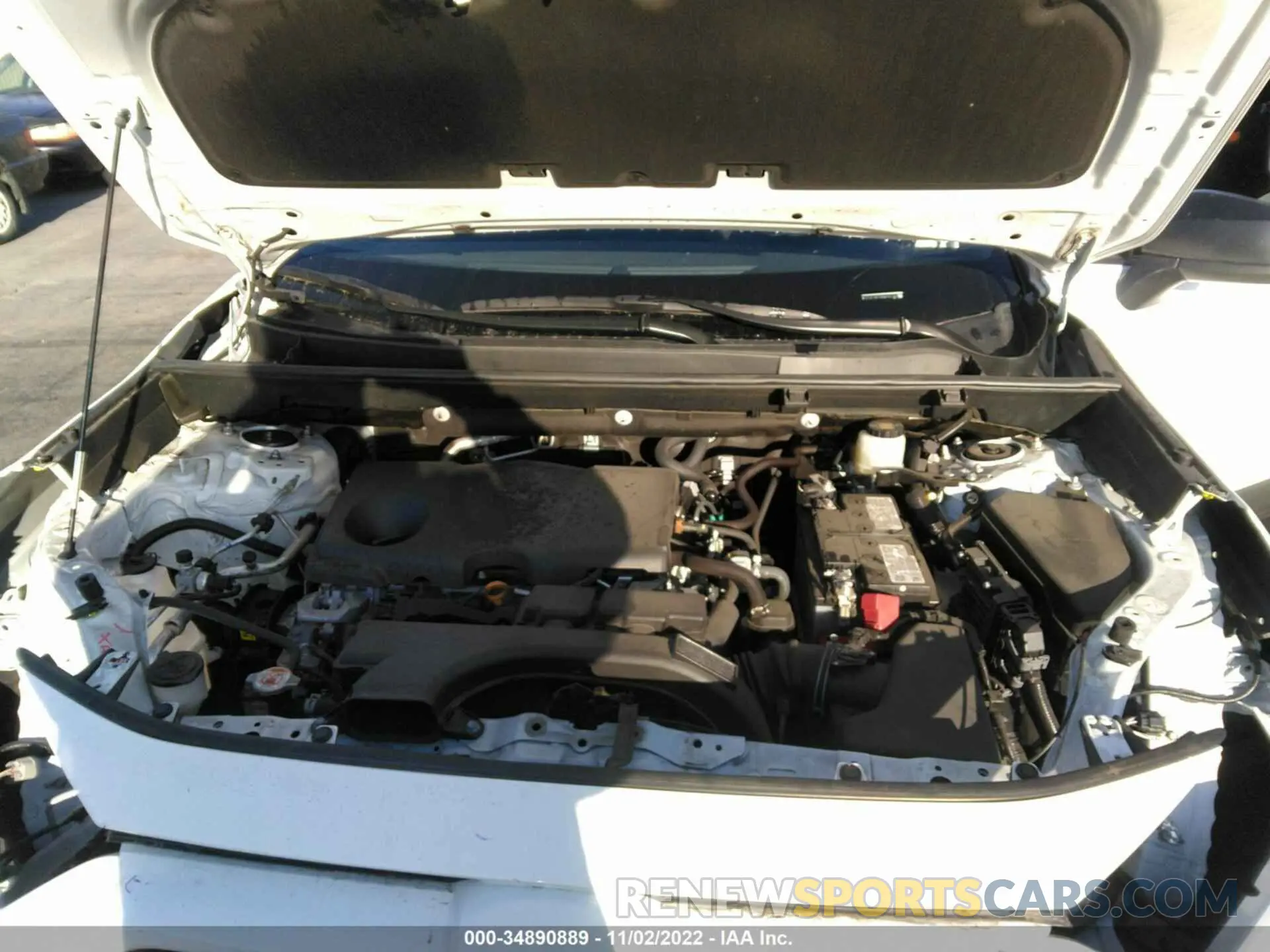 10 fotografías del automóvil dañado 2T3F1RFV6MW195182 TOYOTA RAV4 2021