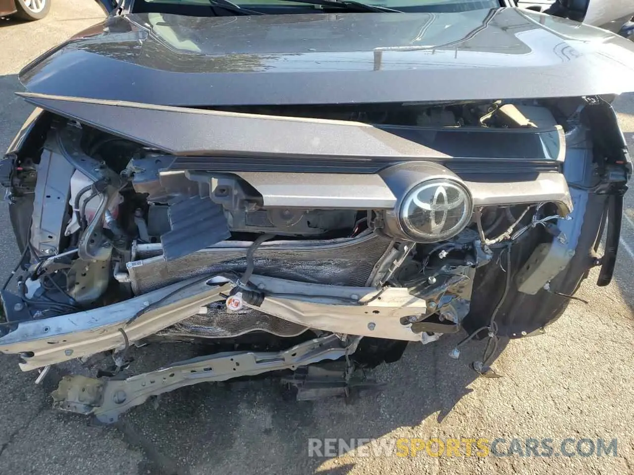 12 fotografías del automóvil dañado 2T3F1RFV6MW241464 TOYOTA RAV4 2021