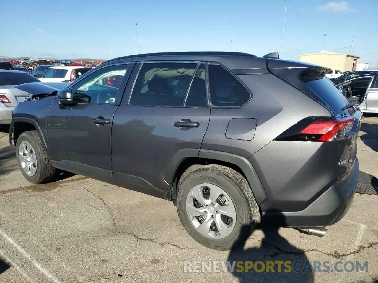 2 fotografías del automóvil dañado 2T3F1RFV6MW241464 TOYOTA RAV4 2021