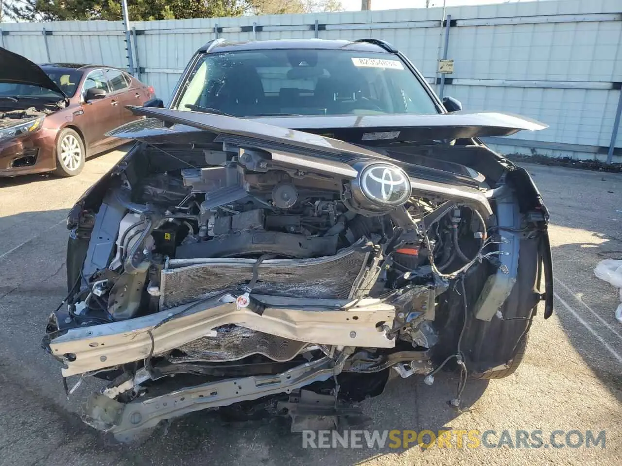 5 fotografías del automóvil dañado 2T3F1RFV6MW241464 TOYOTA RAV4 2021