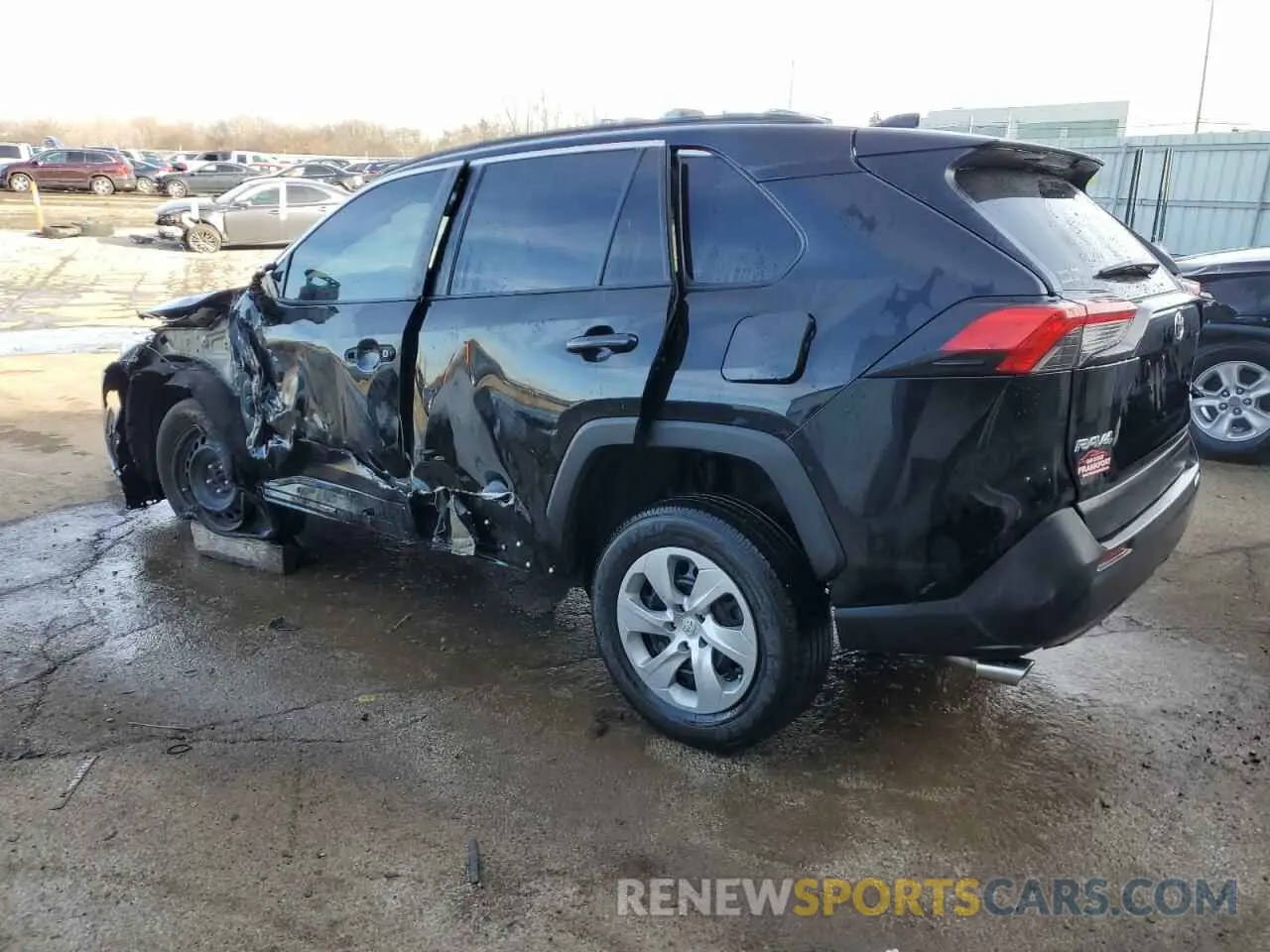 2 fotografías del automóvil dañado 2T3F1RFV7MC227641 TOYOTA RAV4 2021