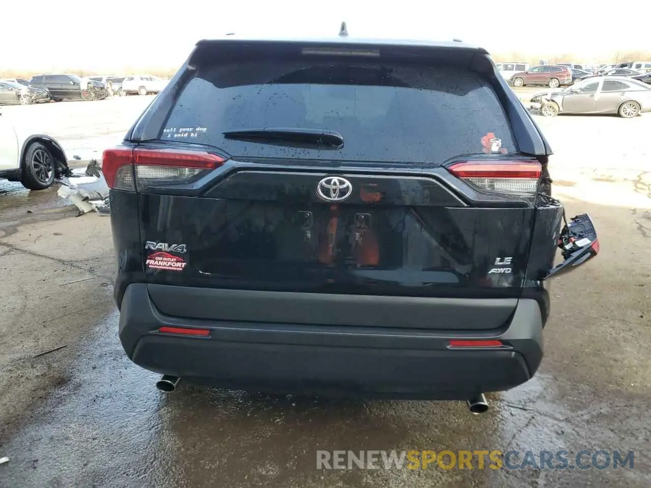 6 fotografías del automóvil dañado 2T3F1RFV7MC227641 TOYOTA RAV4 2021