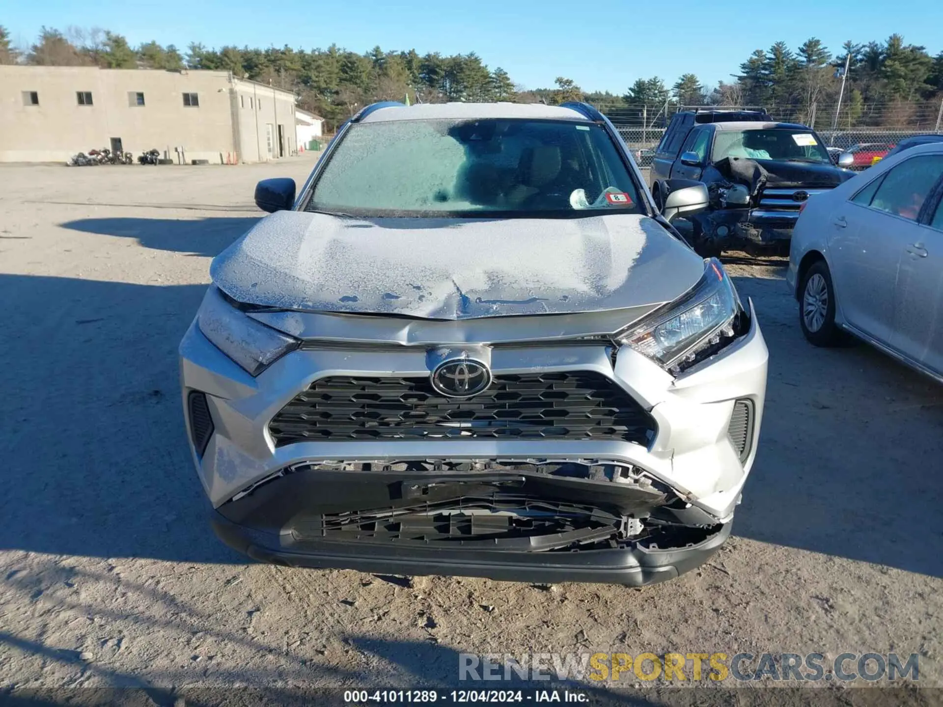 12 fotografías del automóvil dañado 2T3F1RFV7MC242303 TOYOTA RAV4 2021