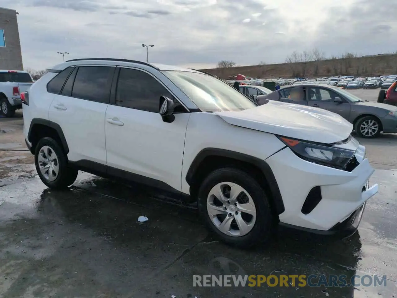 4 fotografías del automóvil dañado 2T3F1RFV7MW184854 TOYOTA RAV4 2021