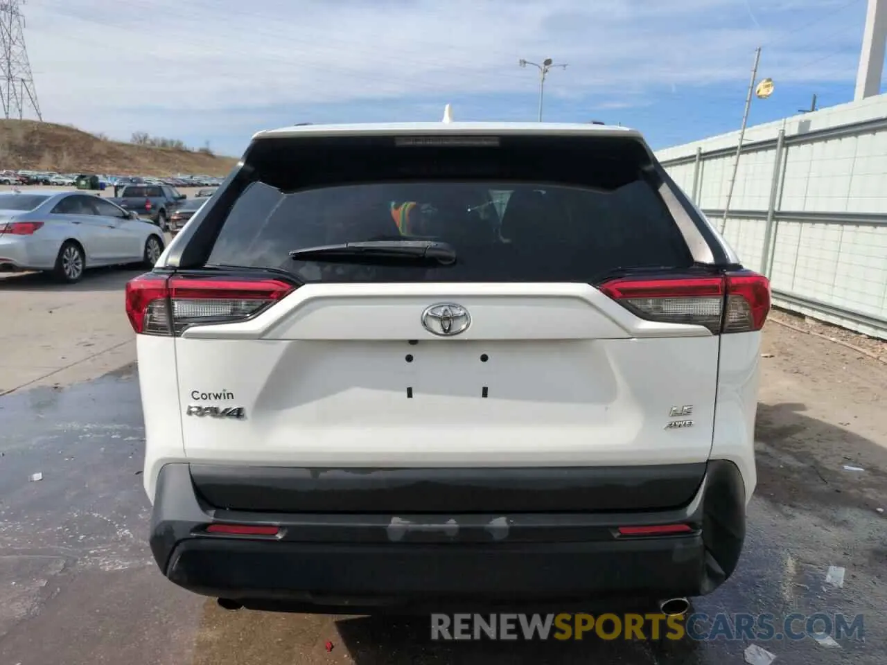 6 fotografías del automóvil dañado 2T3F1RFV7MW184854 TOYOTA RAV4 2021