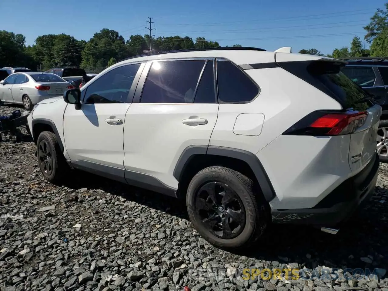 2 fotografías del automóvil dañado 2T3F1RFV7MW206769 TOYOTA RAV4 2021