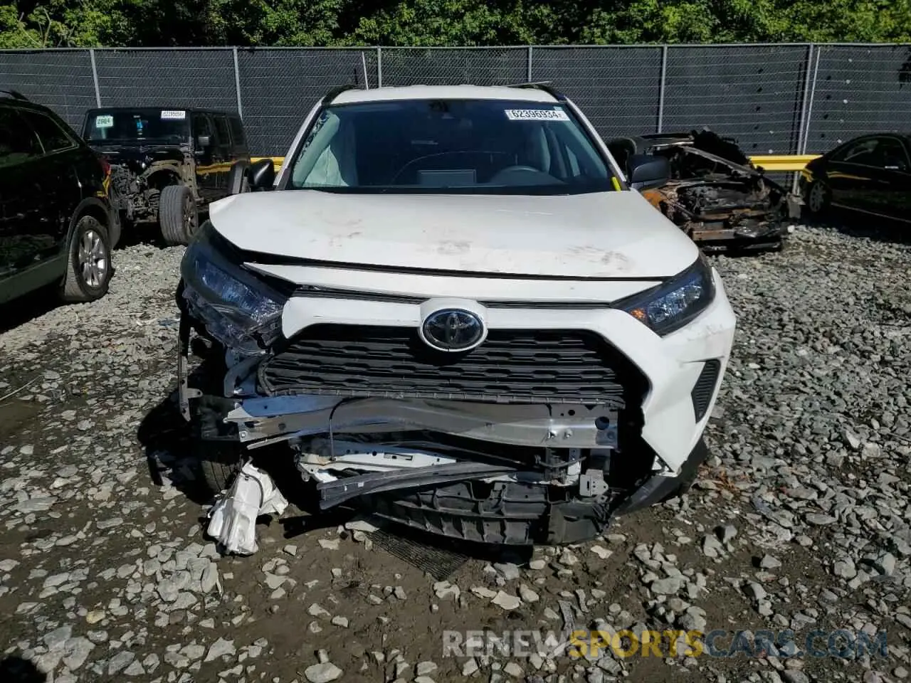 5 fotografías del automóvil dañado 2T3F1RFV7MW206769 TOYOTA RAV4 2021