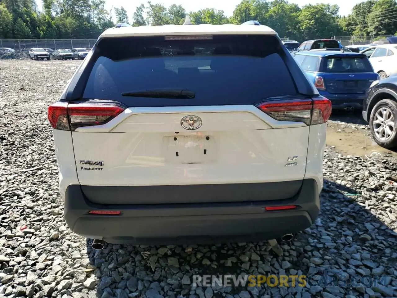 6 fotografías del automóvil dañado 2T3F1RFV7MW206769 TOYOTA RAV4 2021