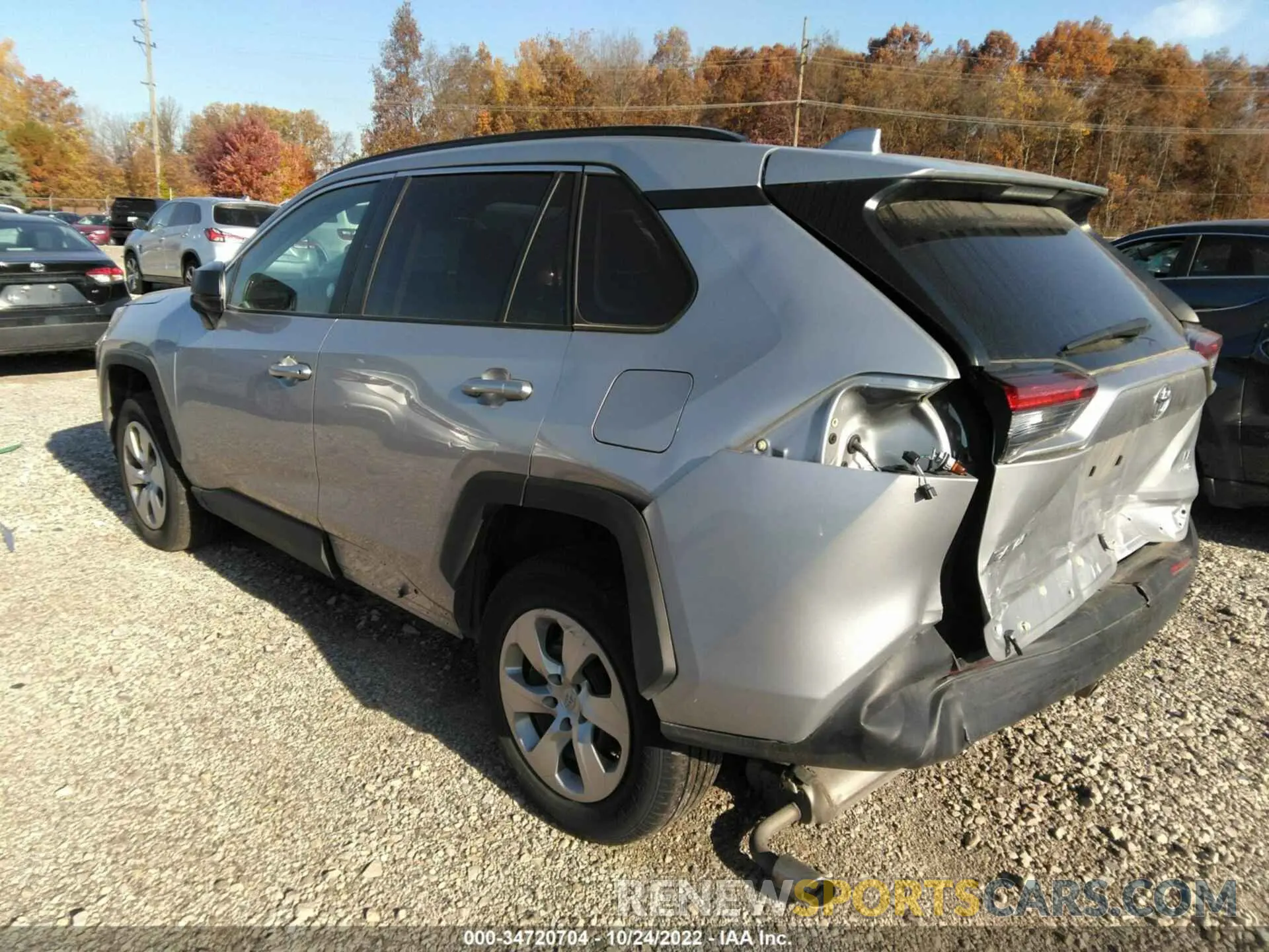3 fotografías del automóvil dañado 2T3F1RFV7MW207890 TOYOTA RAV4 2021