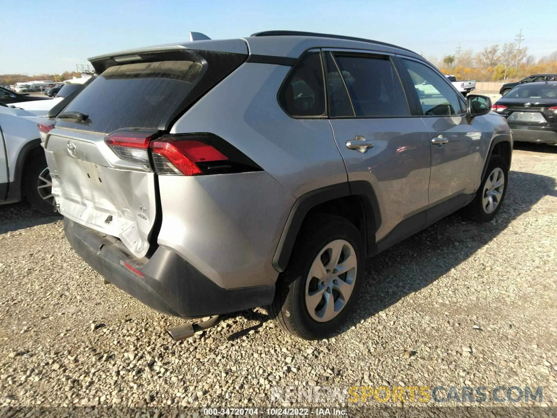 4 fotografías del automóvil dañado 2T3F1RFV7MW207890 TOYOTA RAV4 2021
