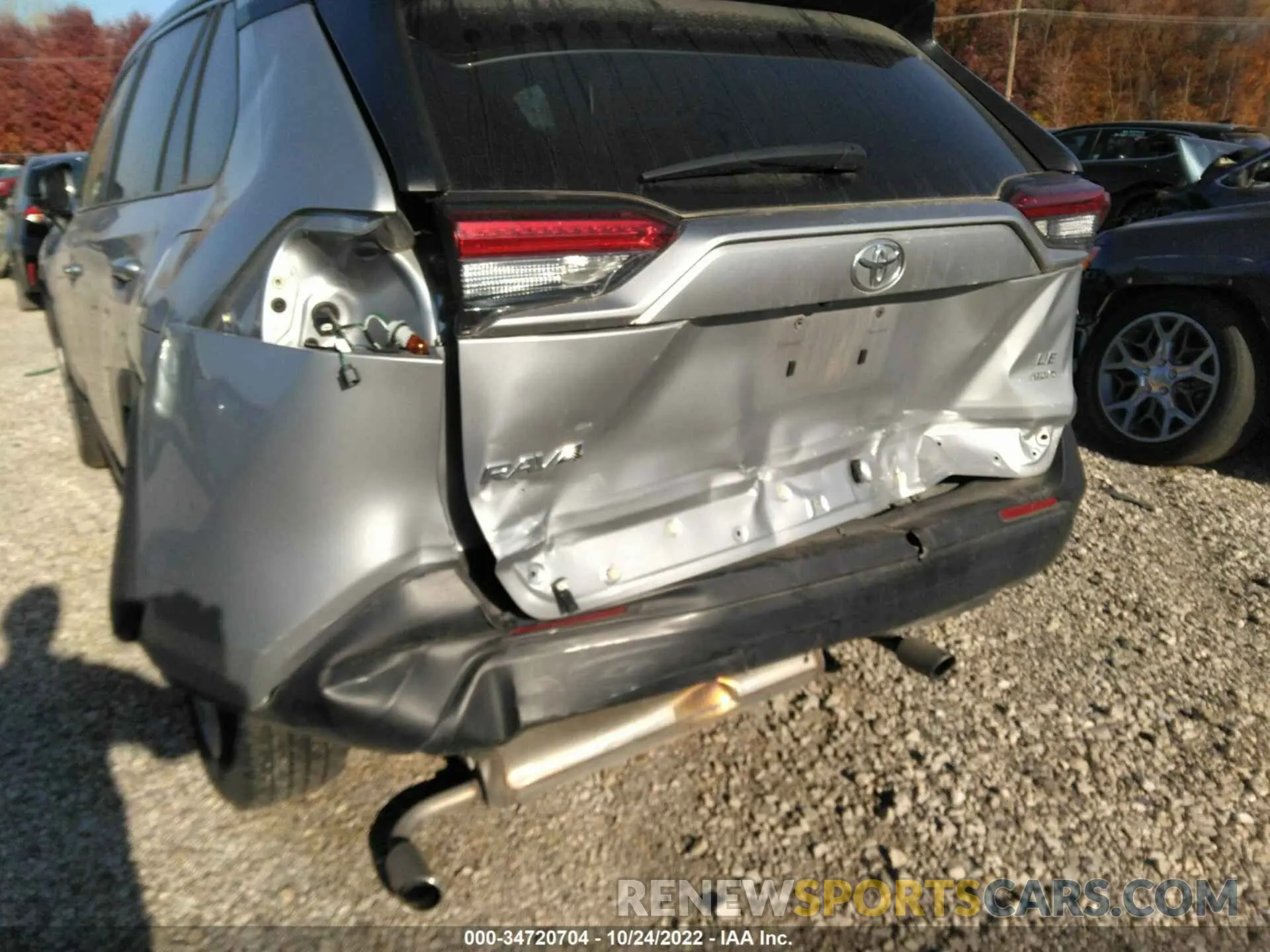 6 fotografías del automóvil dañado 2T3F1RFV7MW207890 TOYOTA RAV4 2021