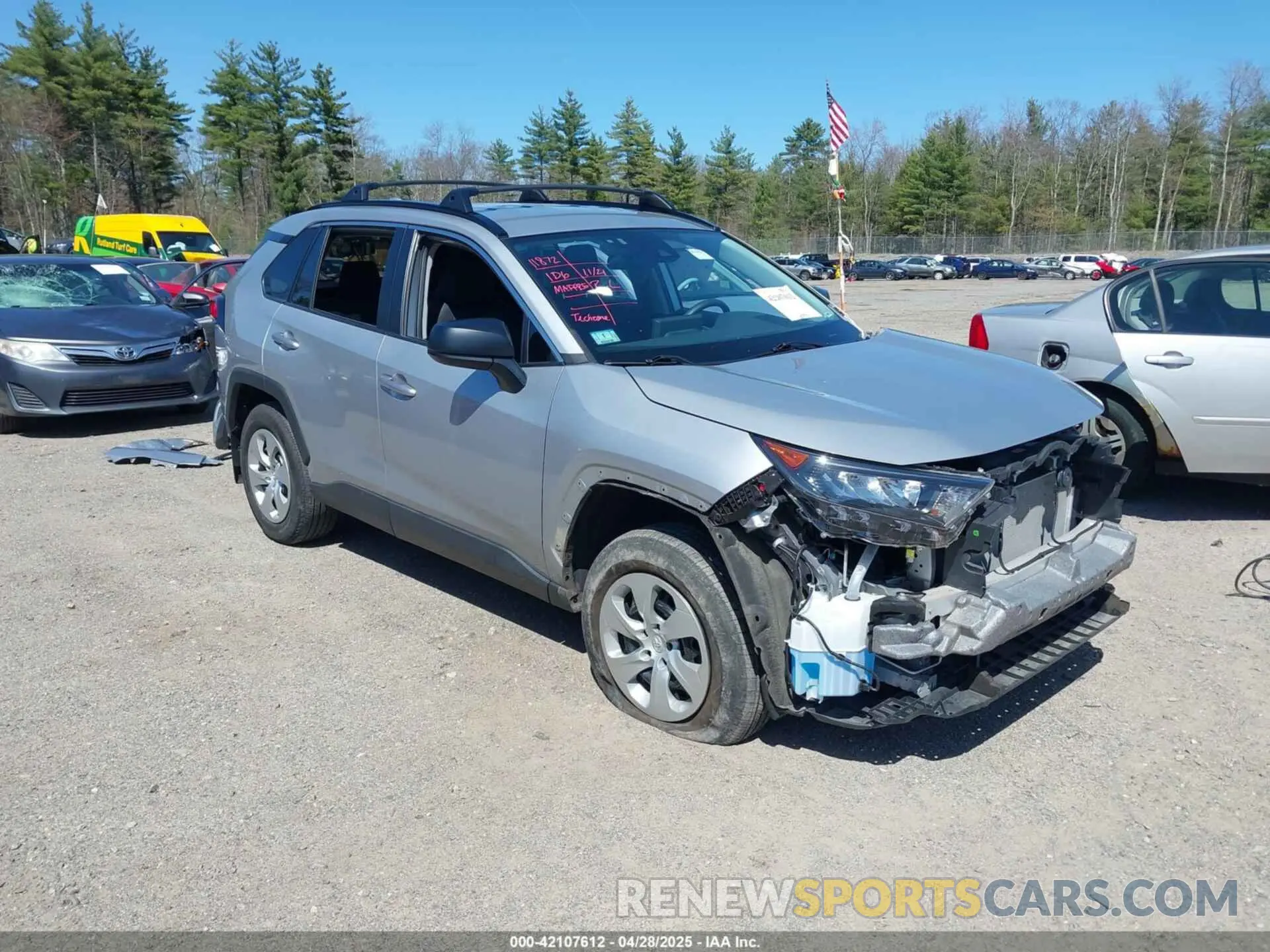 1 fotografías del automóvil dañado 2T3F1RFV7MW238816 TOYOTA RAV4 2021