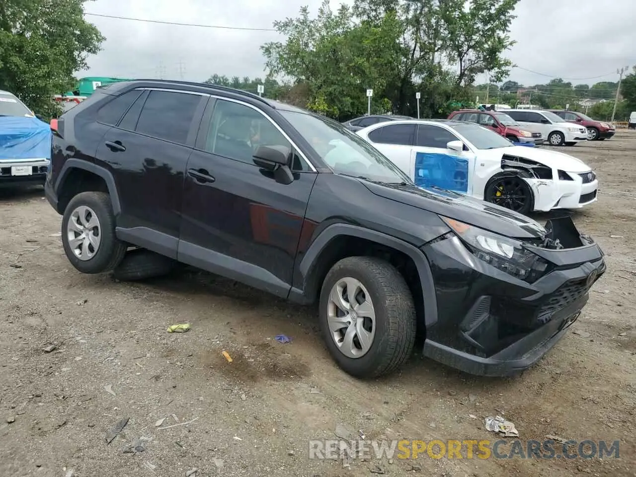 4 fotografías del automóvil dañado 2T3F1RFV8MC161455 TOYOTA RAV4 2021
