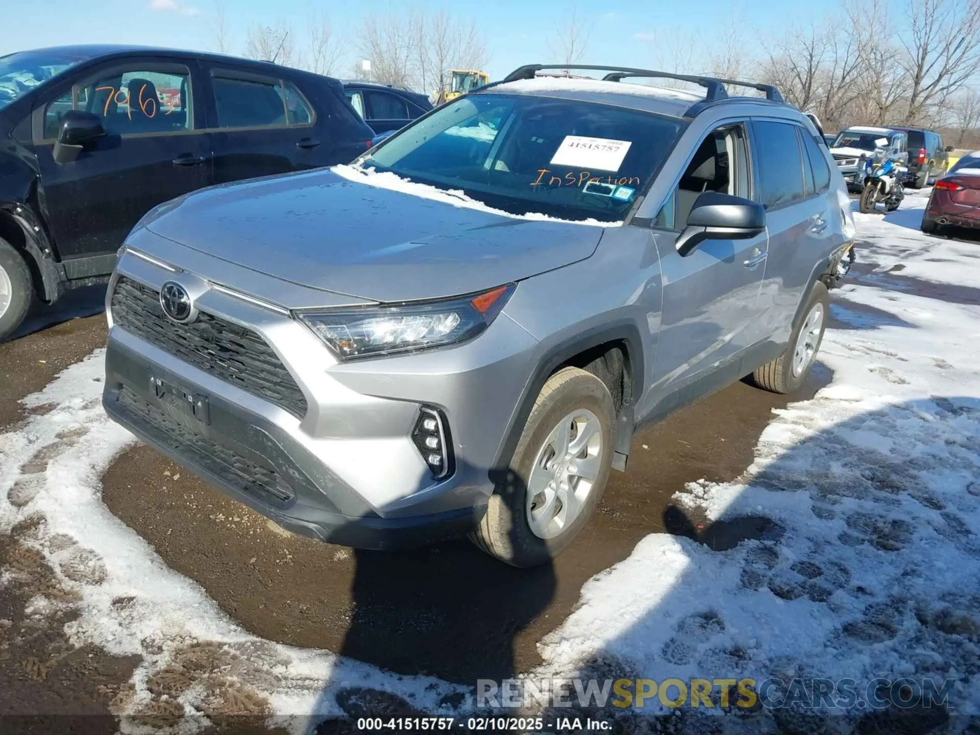 2 fotografías del automóvil dañado 2T3F1RFV8MC219189 TOYOTA RAV4 2021