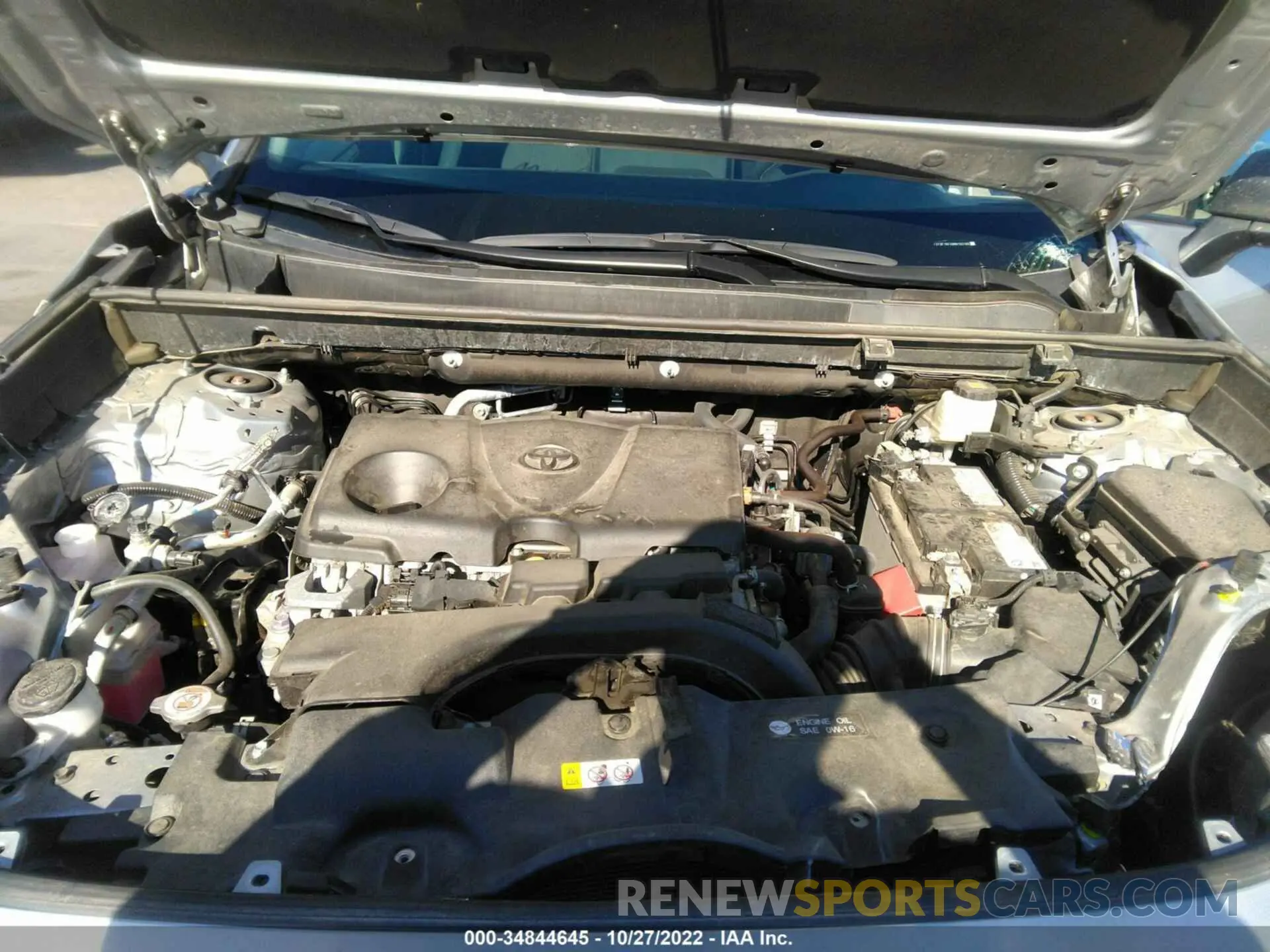 10 fotografías del automóvil dañado 2T3F1RFV8MW192185 TOYOTA RAV4 2021