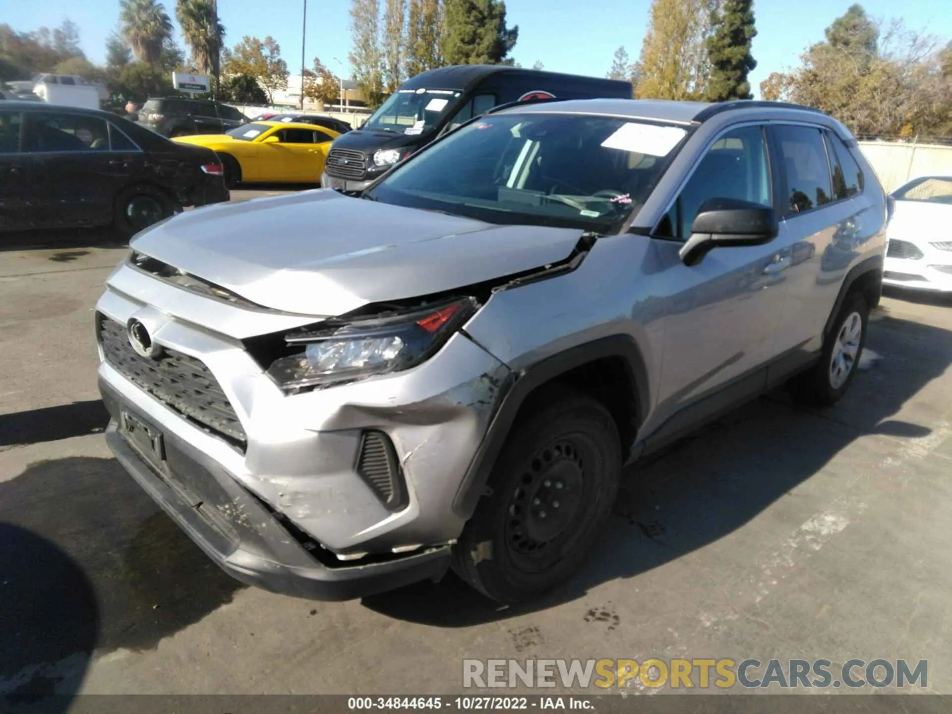 2 fotografías del automóvil dañado 2T3F1RFV8MW192185 TOYOTA RAV4 2021