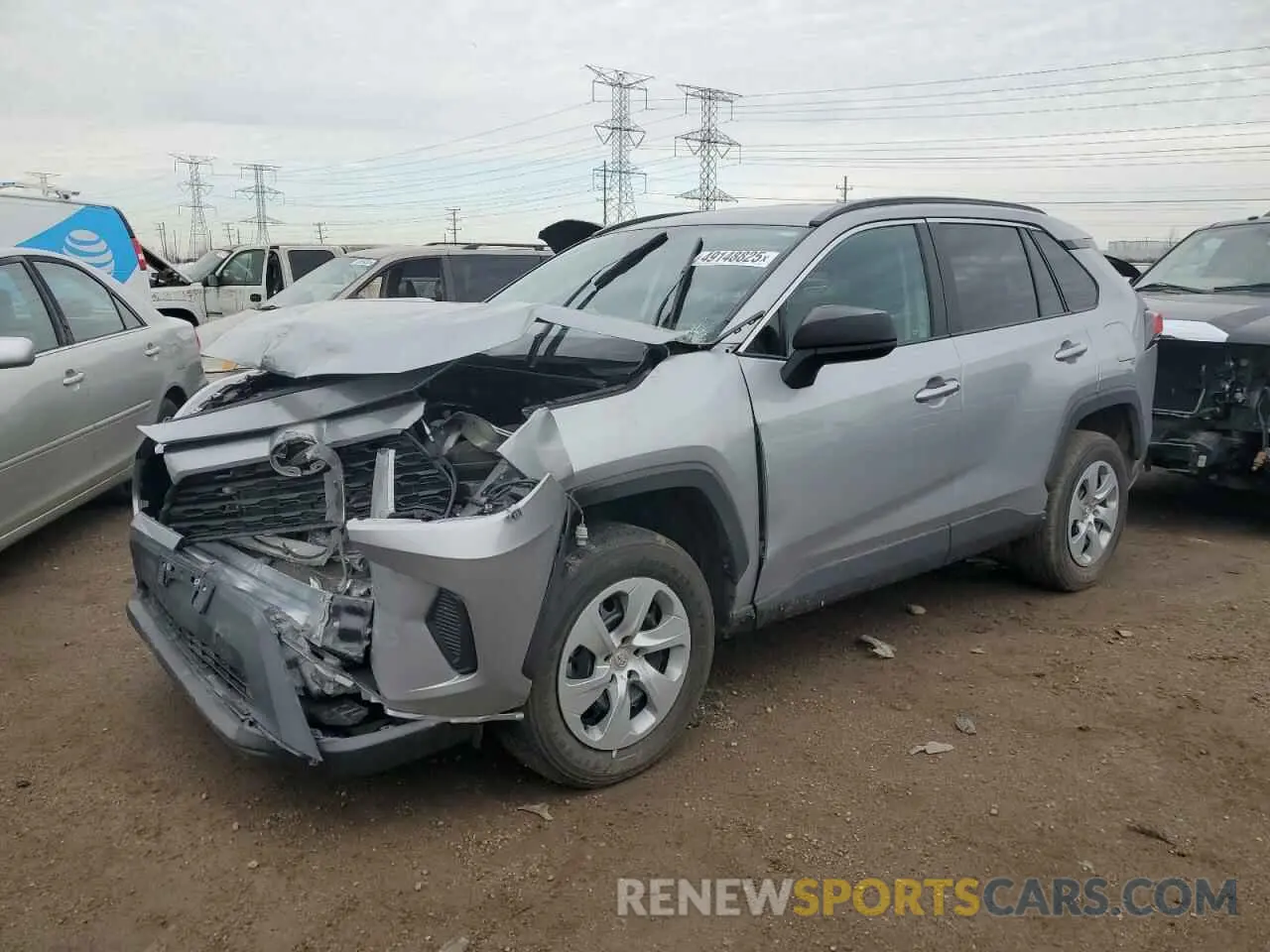 1 fotografías del automóvil dañado 2T3F1RFV8MW193370 TOYOTA RAV4 2021